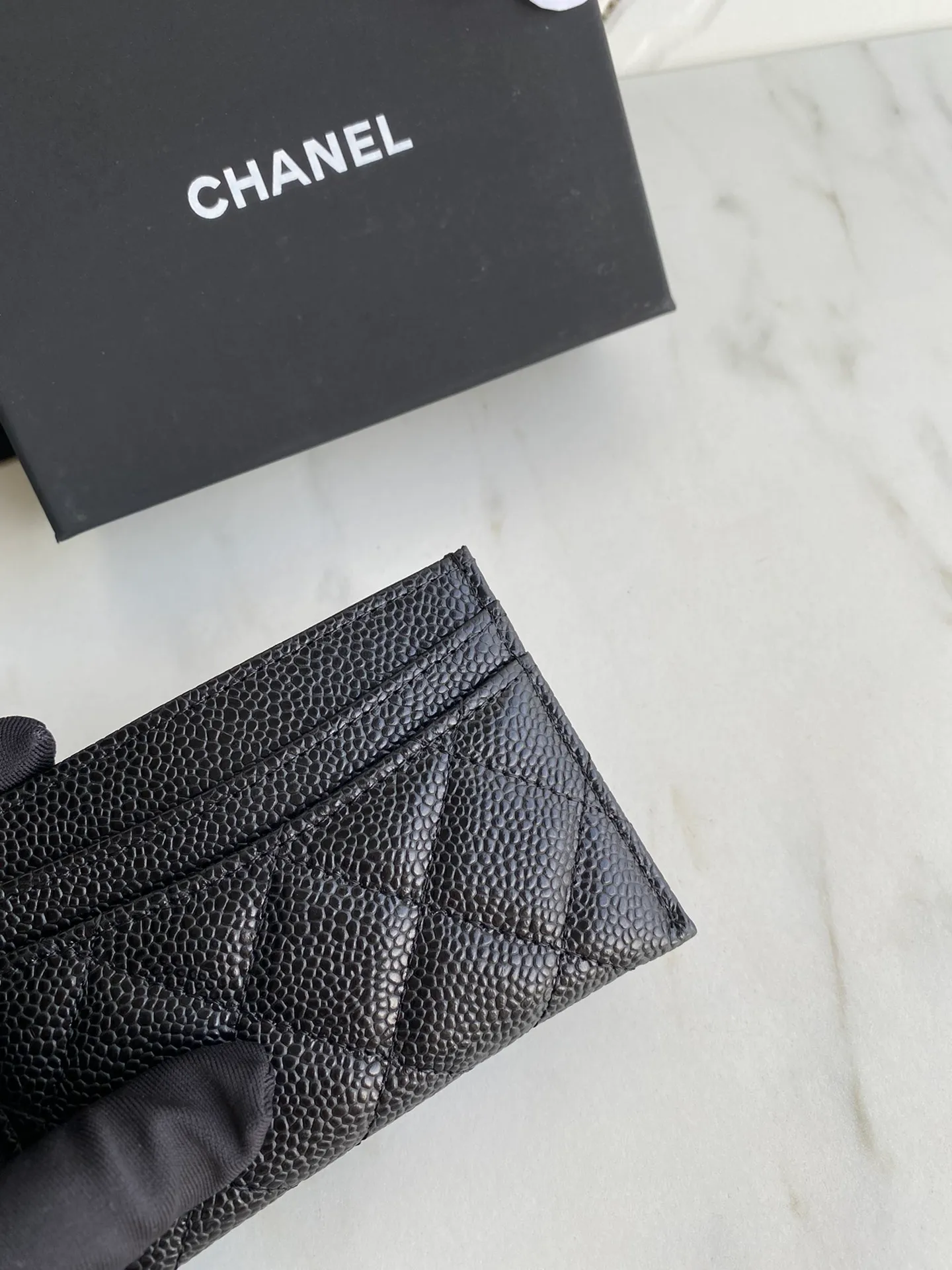 190💰【Original quality】【With serial code】CHANEL, classic card holder! Original quality, caviar small ball pattern series, classic series, exquisite details, full set of packaging, style number (AP426) 31510... size 11*7.5*1
