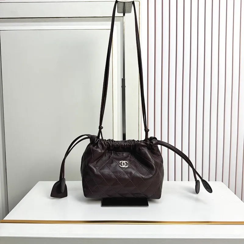 All Categories Official Website "Brand Women's Bags" Women's Bags 💙 Chanel 2026 Official Website CHANEL Diamond Drawstring Bucket Bag