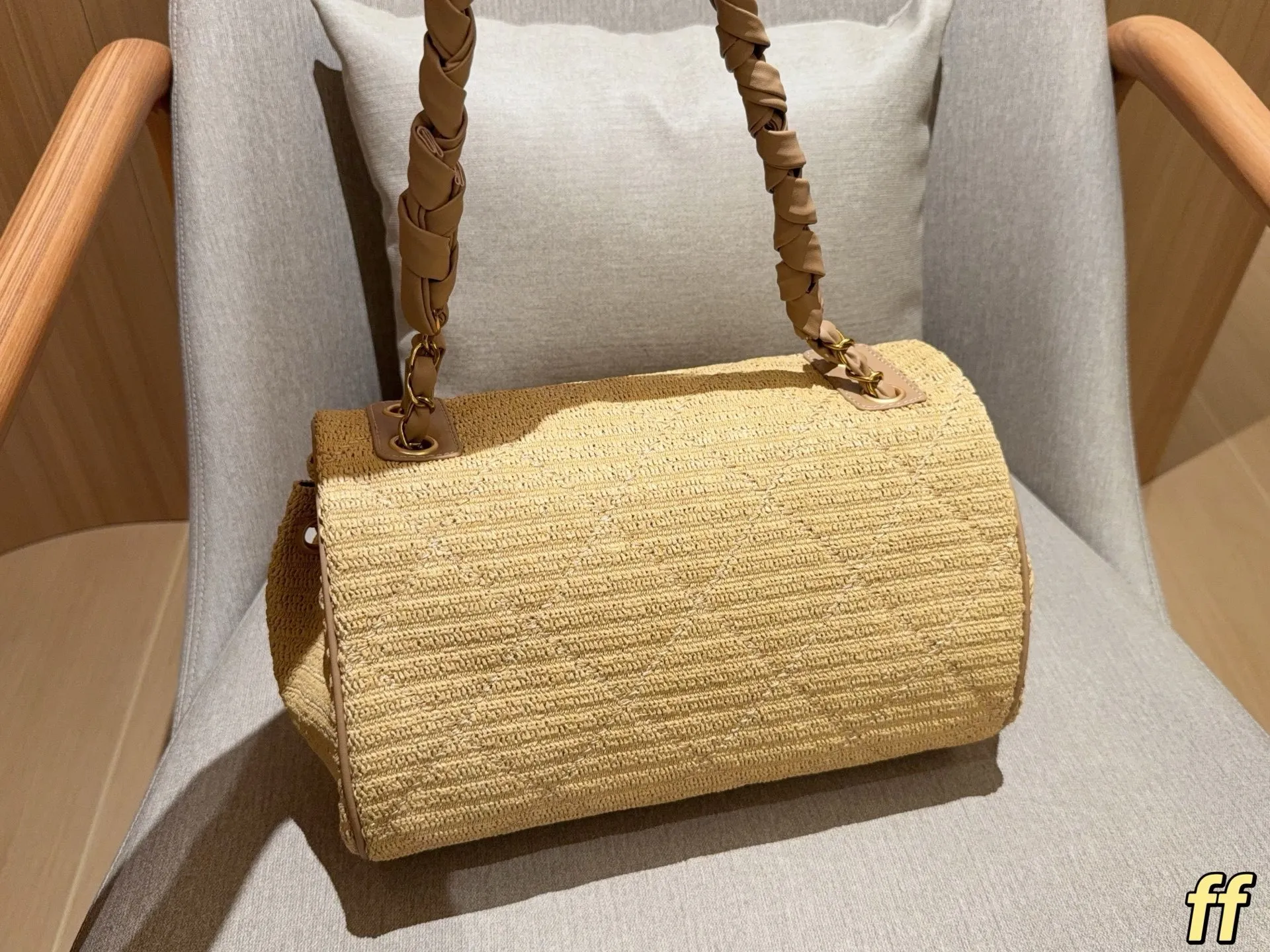 All Categories Official Website "Brand Women's Bags" Women's Bags 💙 Chanel 2026 New Chanel Straw Underarm Bag