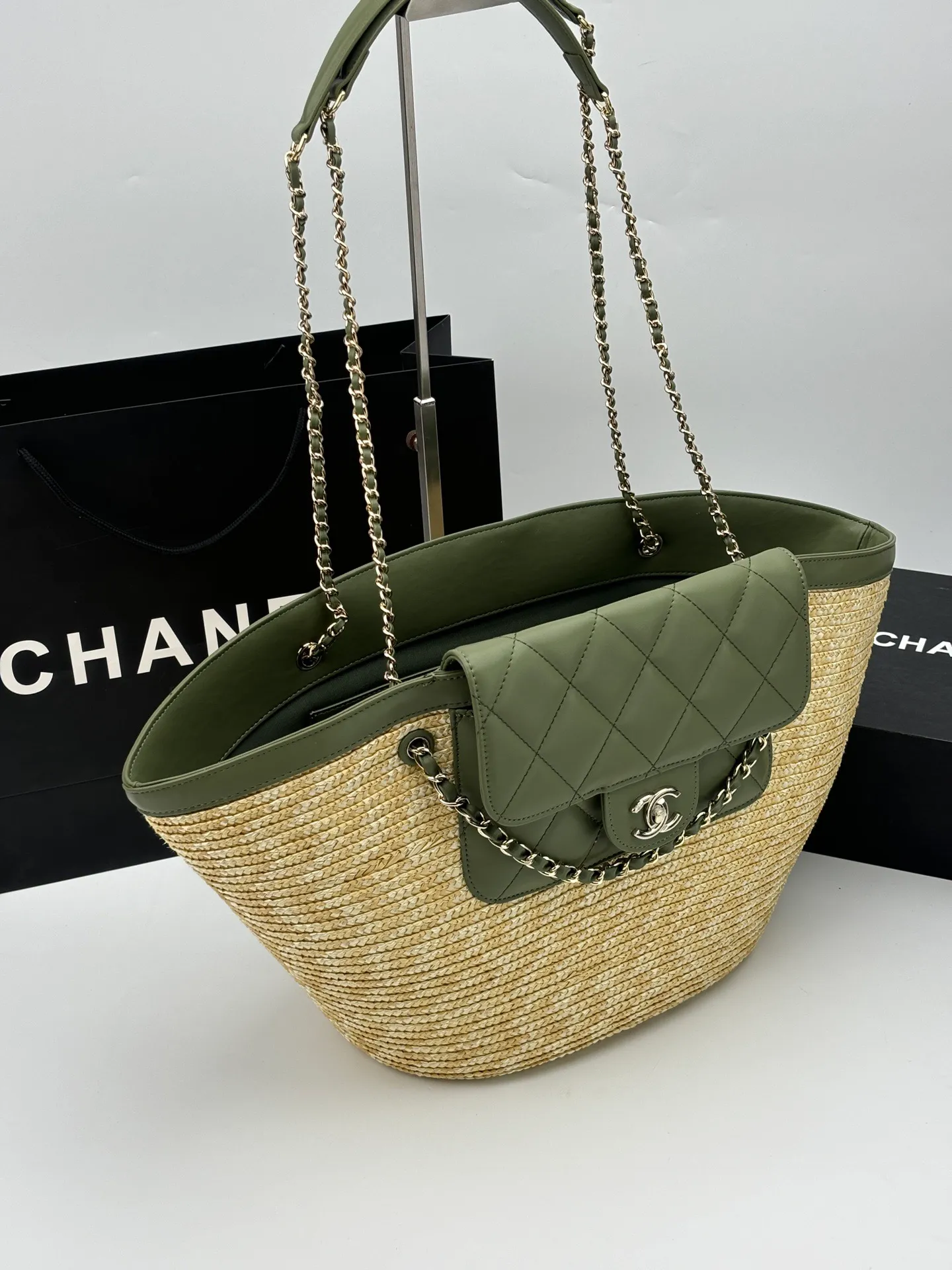 All Categories Official Website "Brand Women's Bags" Women's Bags 💙 Chanel 2026 Official Website CHANEL Braided Cabbage Shopping Bag