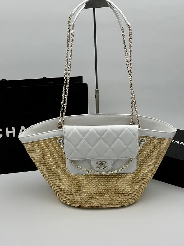 All Categories Official Website "Brand Women's Bags" Women's Bags 💙 Chanel 2026 Official Website CHANEL Braided Cabbage Shopping Bag
