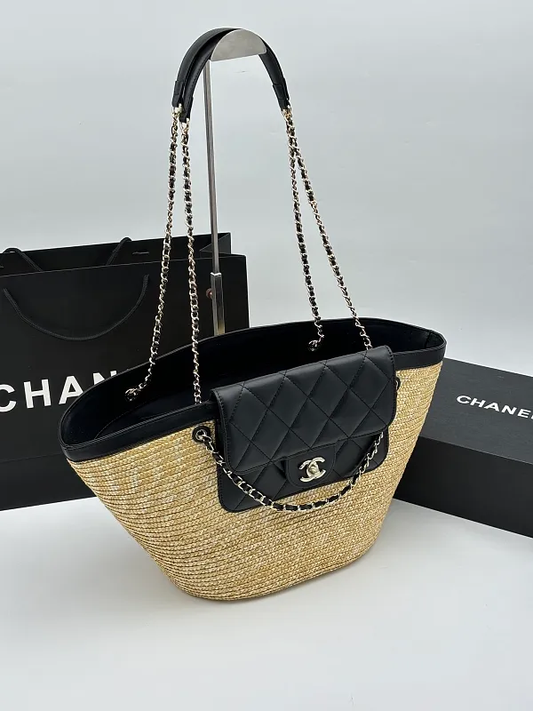 All Categories Official Website "Brand Women's Bags" Women's Bags 💙 Chanel 2026 Official Website CHANEL Braided Cabbage Shopping Bag