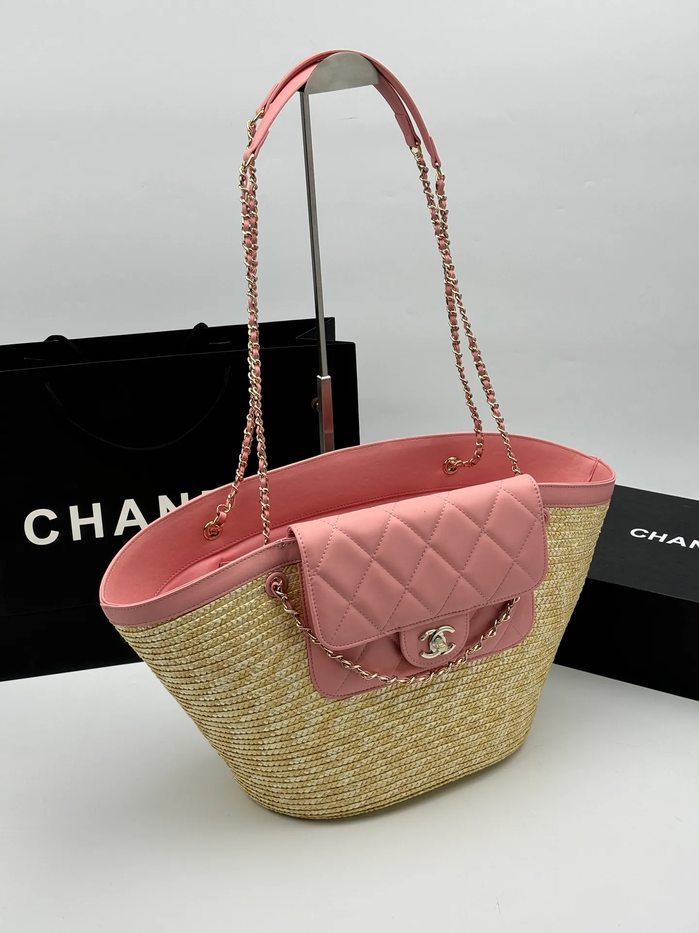 All Categories Official Website "Brand Women's Bags" Women's Bags 💙 Chanel 2026 Official Website CHANEL Braided Cabbage Shopping Bag