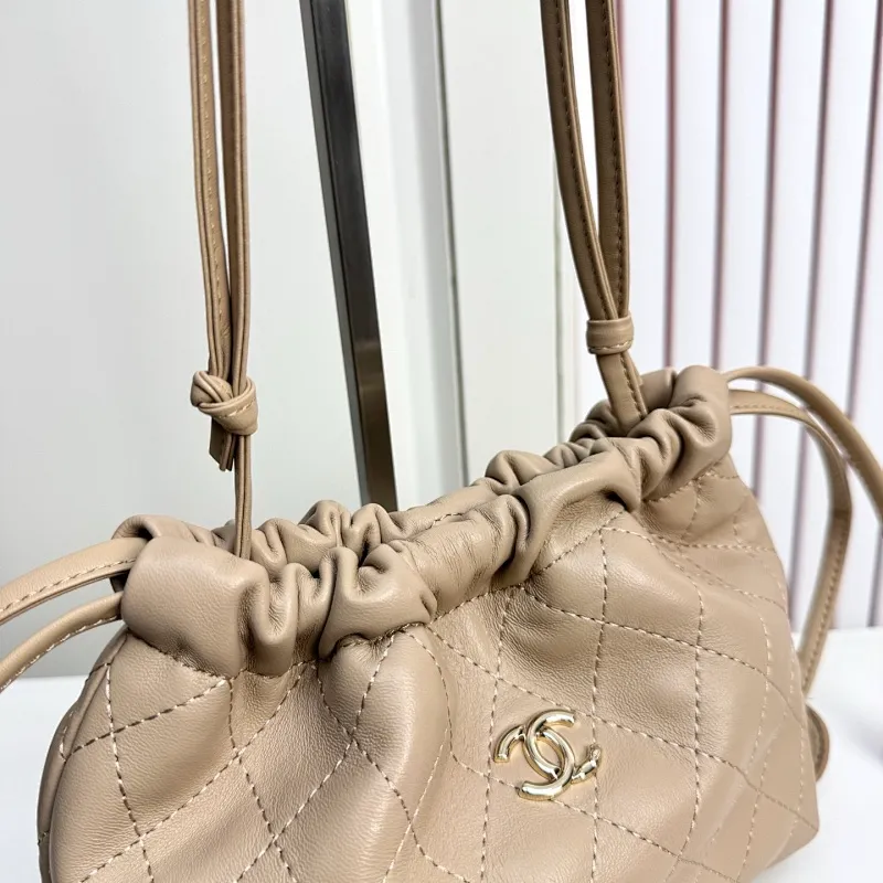 All Categories Official Website "Brand Women's Bags" Women's Bags 💙 Chanel 2026 Official Website CHANEL Diamond Drawstring Bucket Bag