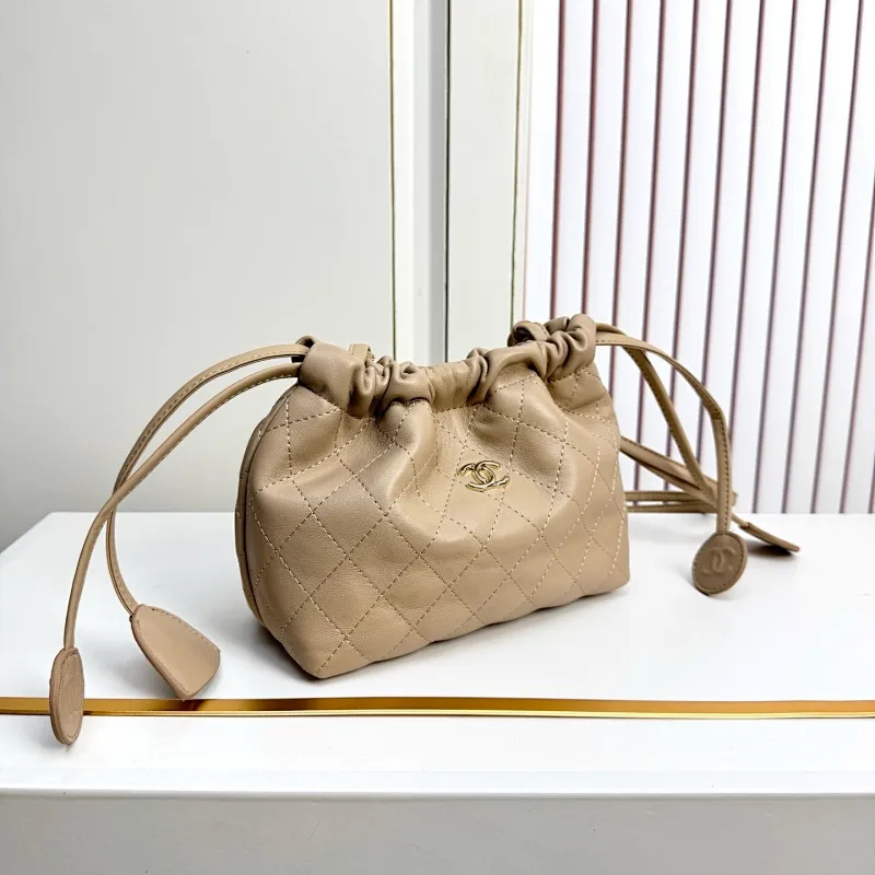 All Categories Official Website "Brand Women's Bags" Women's Bags 💙 Chanel 2026 Official Website CHANEL Diamond Drawstring Bucket Bag