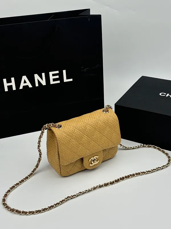 All Categories Official Website "Brand Women's Bags" Women's Bags 💙 Chanel 2026 Official Website CHANEL Straw CF Chain Bag