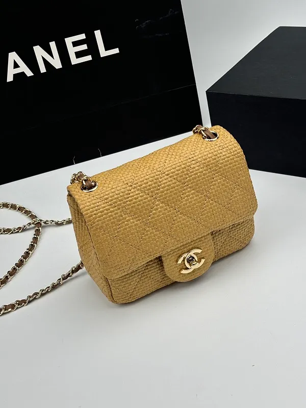 All Categories Official Website "Brand Women's Bags" Women's Bags 💙 Chanel 2026 Official Website CHANEL Straw CF Chain Bag