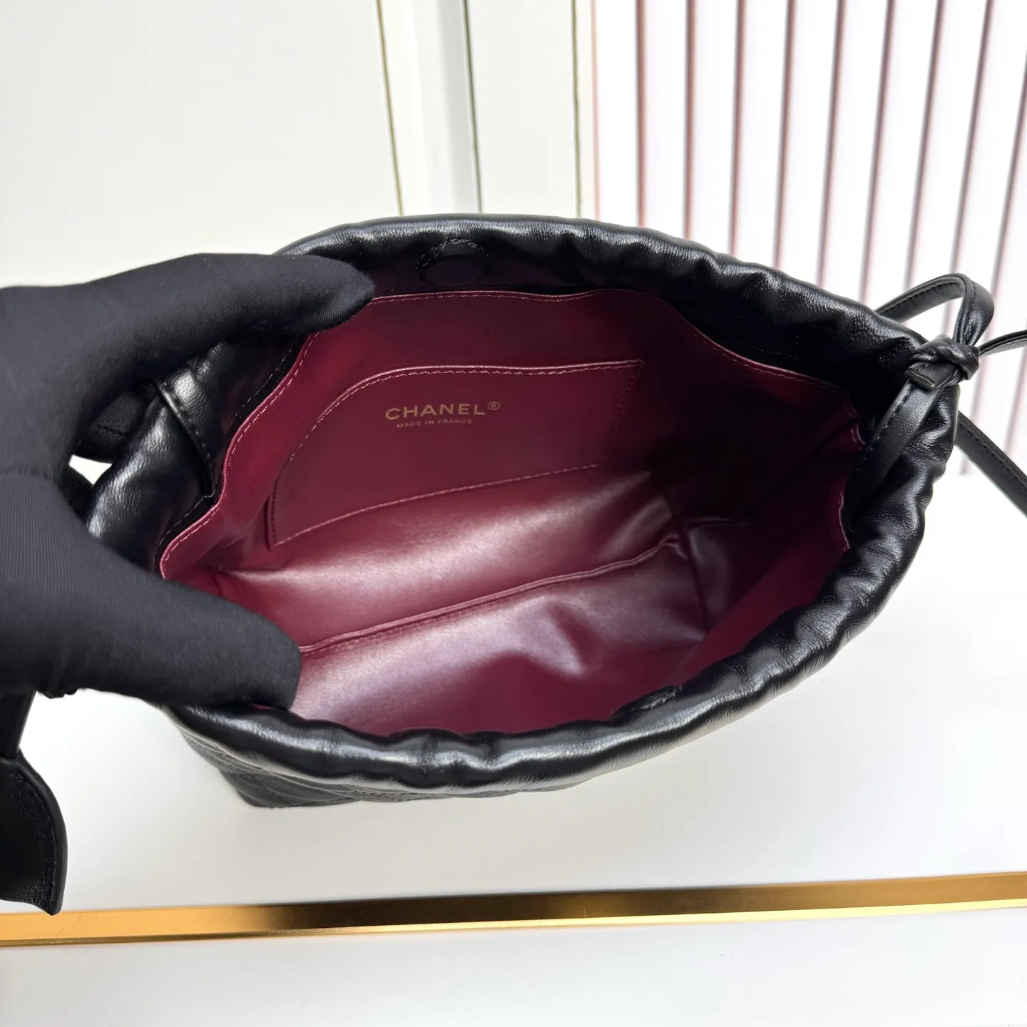 All Categories Official Website "Brand Women's Bags" Women's Bags 💙 Chanel 2026 Official Website CHANEL Diamond Drawstring Bucket Bag