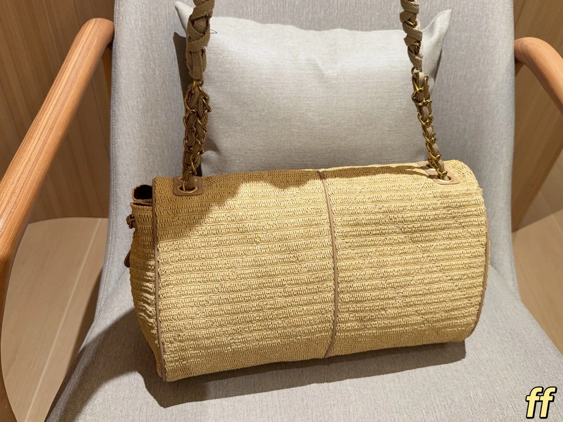 All Categories Official Website "Brand Women's Bags" Women's Bags 💙 Chanel 2026 New Chanel Straw Underarm Bag