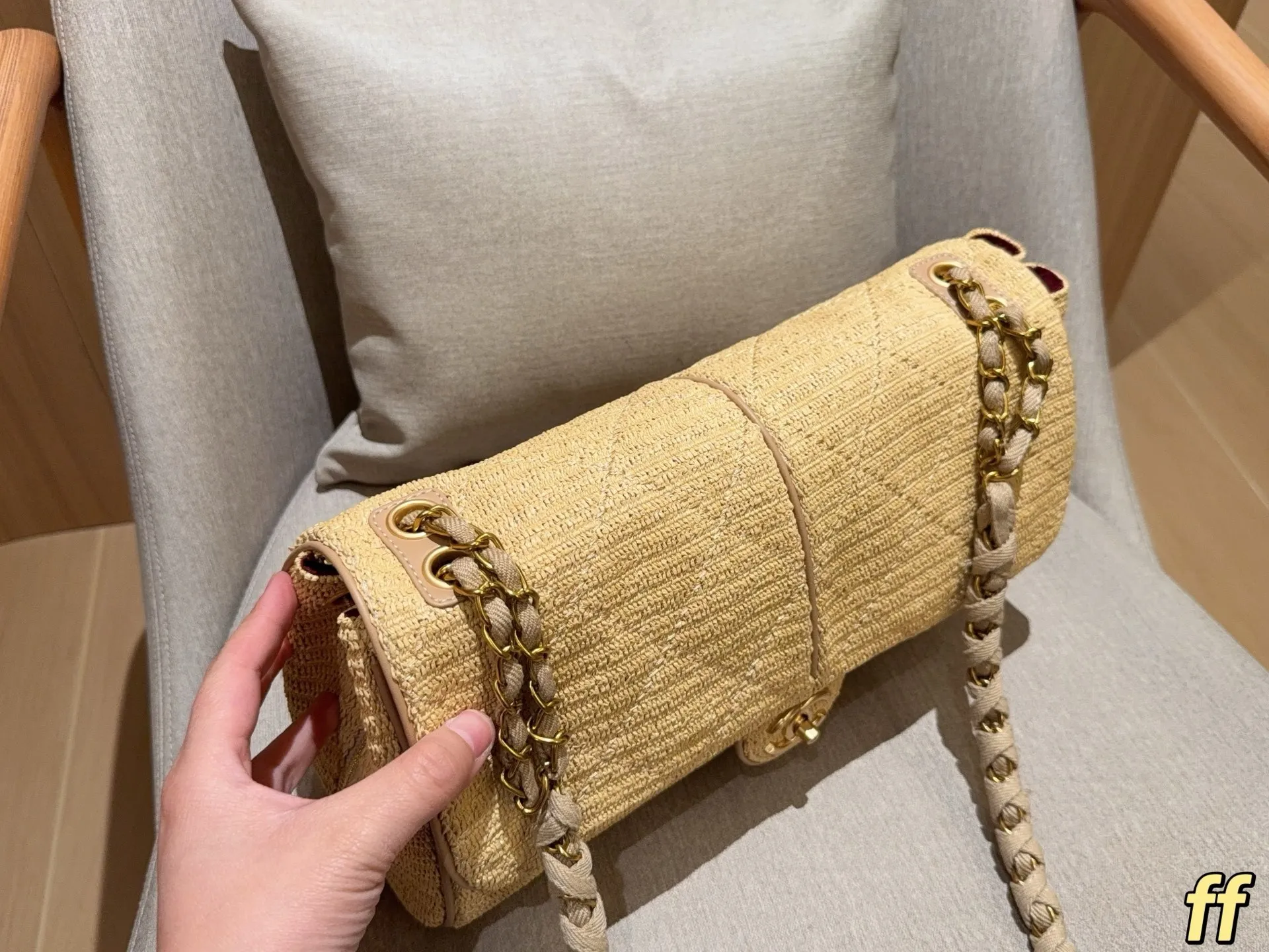 All Categories Official Website "Brand Women's Bags" Women's Bags 💙 Chanel 2026 New Chanel Straw Underarm Bag