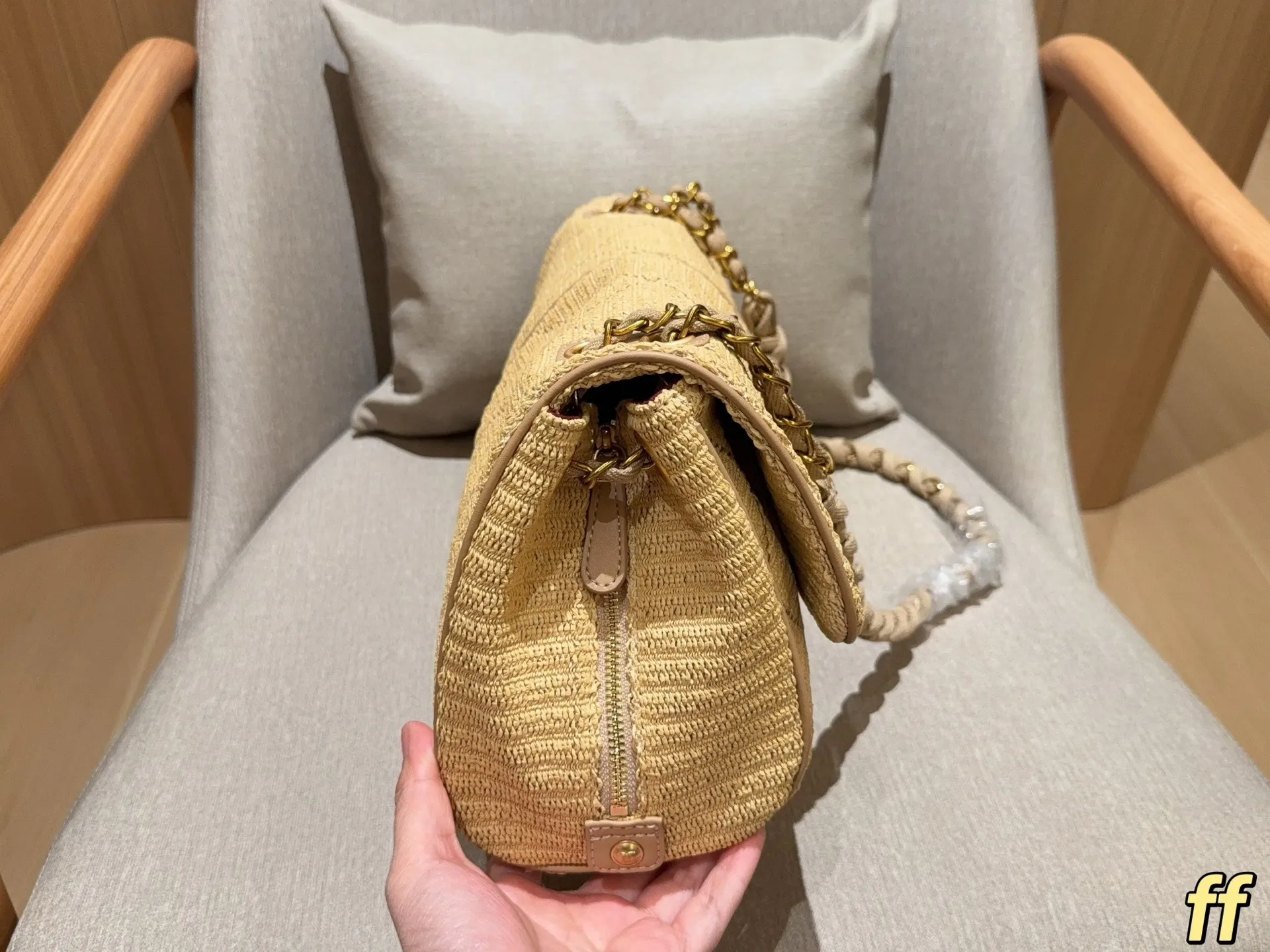 All Categories Official Website "Brand Women's Bags" Women's Bags 💙 Chanel 2026 New Chanel Straw Underarm Bag