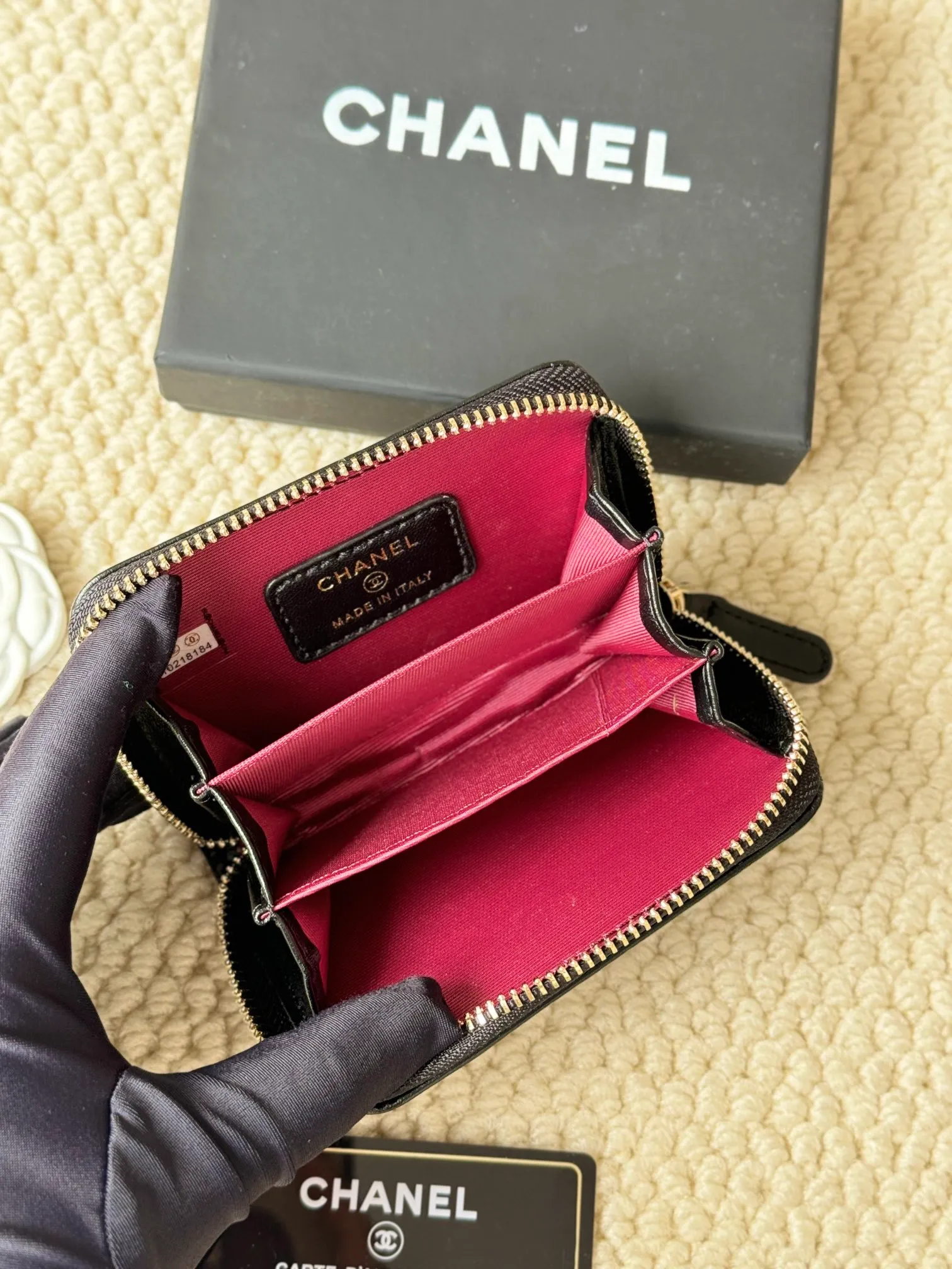 💰120 Style number: AP462 Chanel sheepskin series Chanel card holder ❤Coin purse️❤️ Counter style Impeccable workmanship details Adhere to high quality Size: 10x9cm