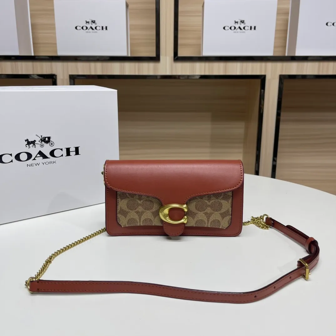 Batch 460💰Coach new minitabby new Dionysian chain crossbody envelope bag model CE7724 Size: 21×10×5cm