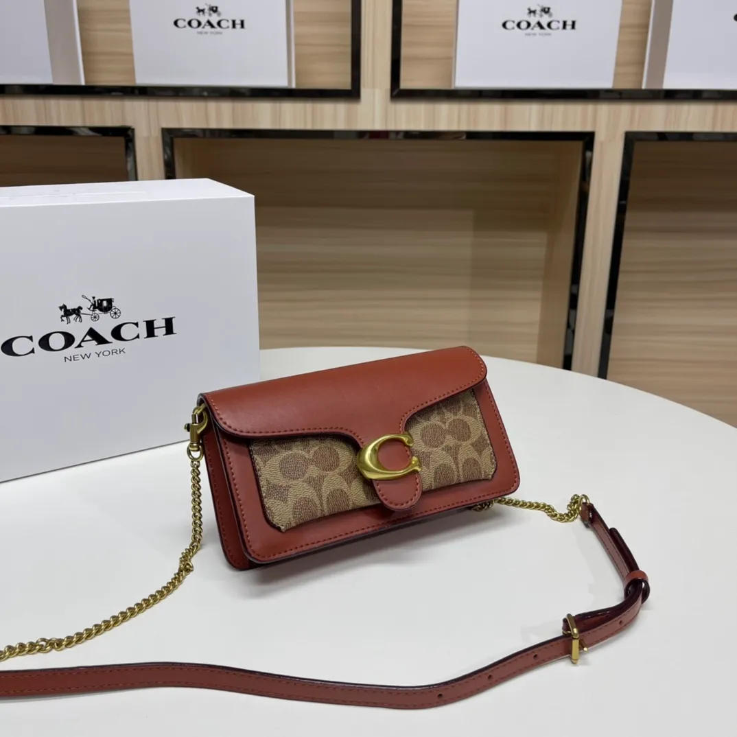 Batch 460💰Coach new minitabby new Dionysian chain crossbody envelope bag model CE7724 Size: 21×10×5cm