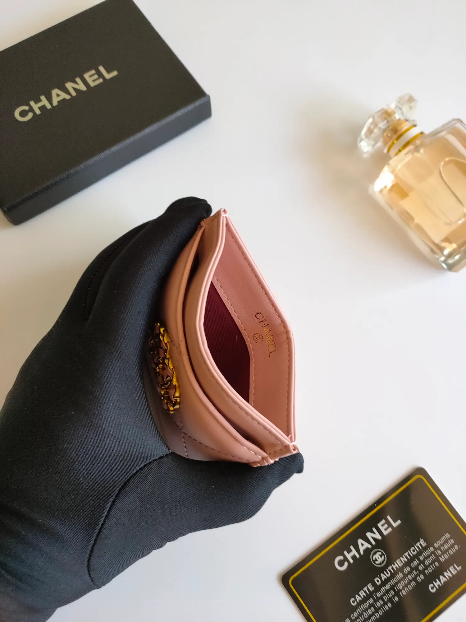 💰90 CHANEL Chanel counter new card holder👍Model number: AP2354 Size: 7.5 × 11.2 × 0.5 cm 😍😍Fine workmanship and high-end quality