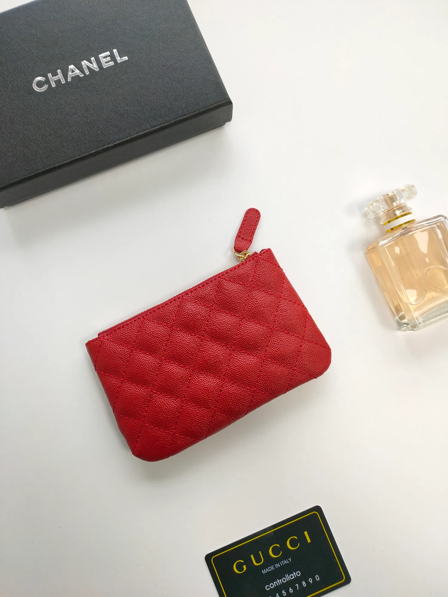 💰110💰CHANEL coin purse has arrived💦Model number A82365, leather hardware, exquisite details, complete package! Size 15*8.5cm