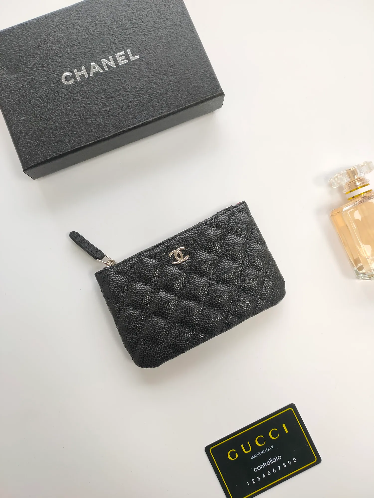 💰110💰CHANEL coin purse has arrived💦Model number A82365, leather hardware, exquisite details, complete package! Size 15*8.5cm
