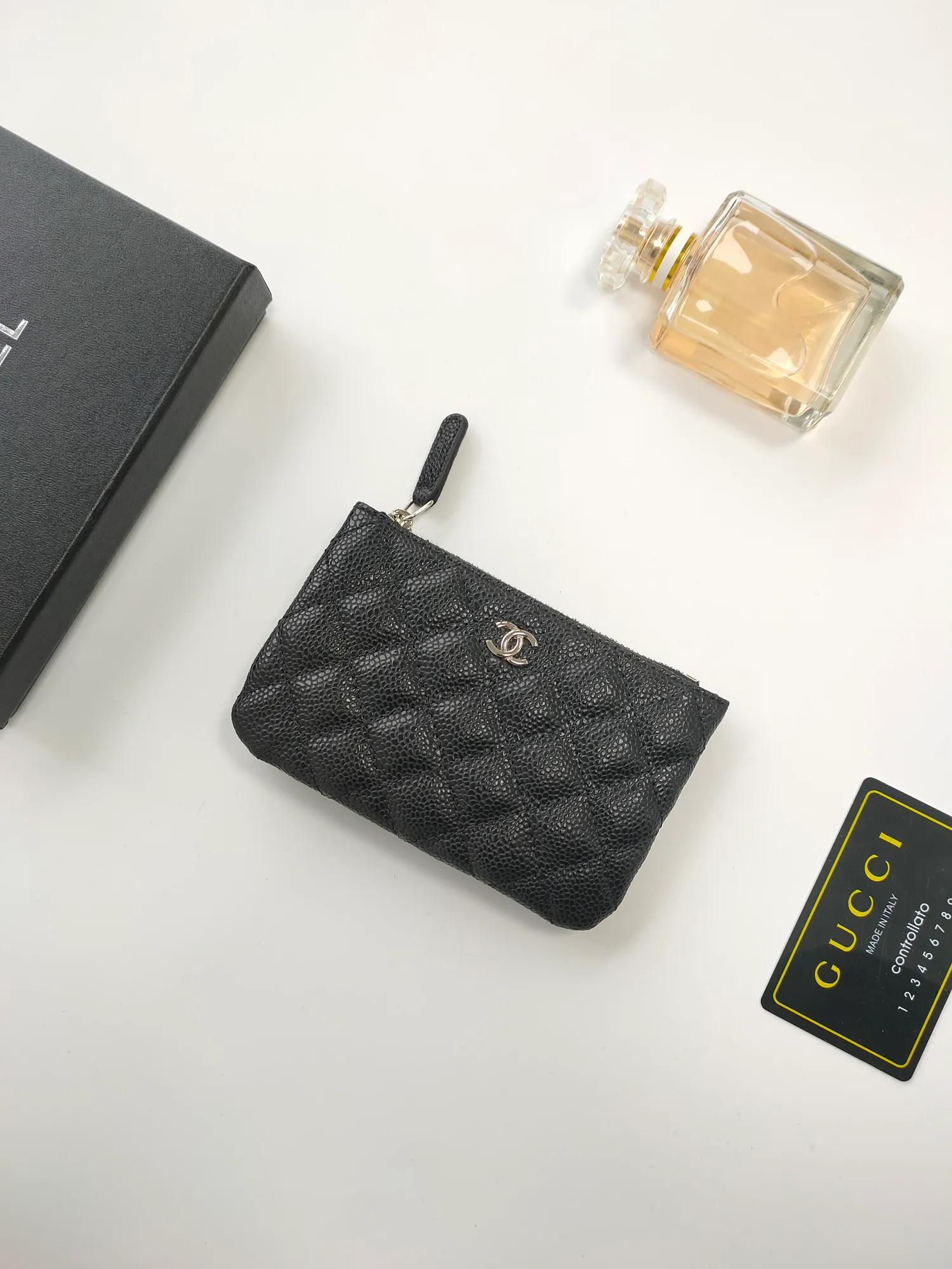 💰110💰CHANEL coin purse has arrived💦Model number A82365, leather hardware, exquisite details, complete package! Size 15*8.5cm