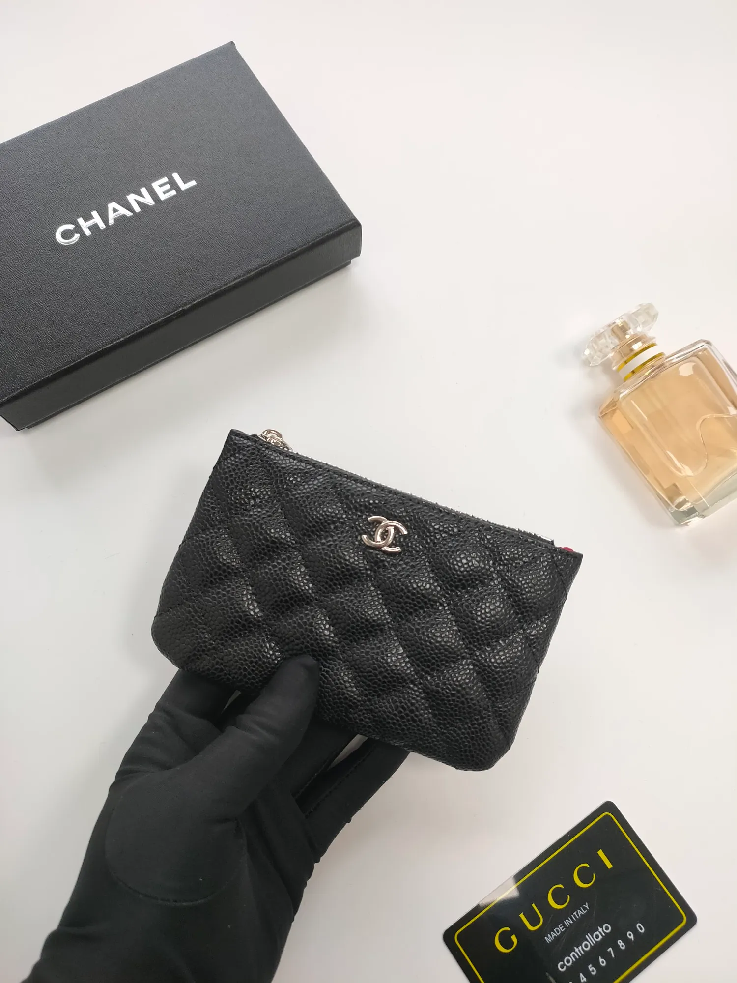 💰110💰CHANEL coin purse has arrived💦Model number A82365, leather hardware, exquisite details, complete package! Size 15*8.5cm