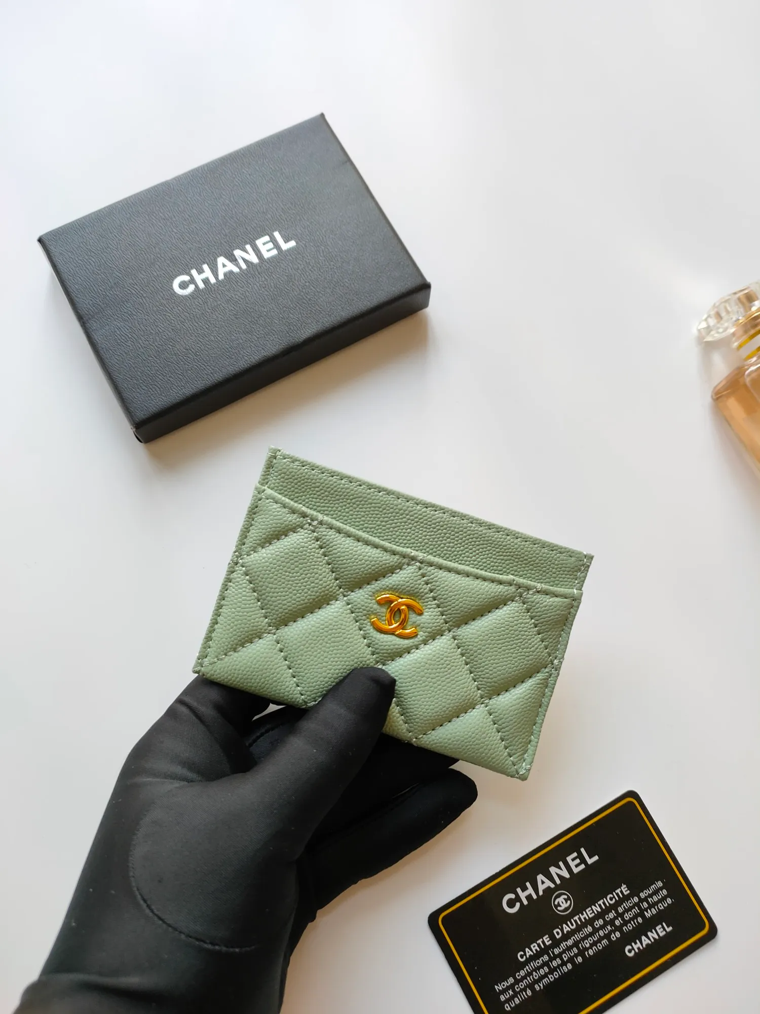 💰90 CHANEL Chanel counter classic card holder👍Model number: AP446 Made of caviar cowhide, size: 7.5×11.2×0.5cm 😍😍Fine workmanship and high-end quality