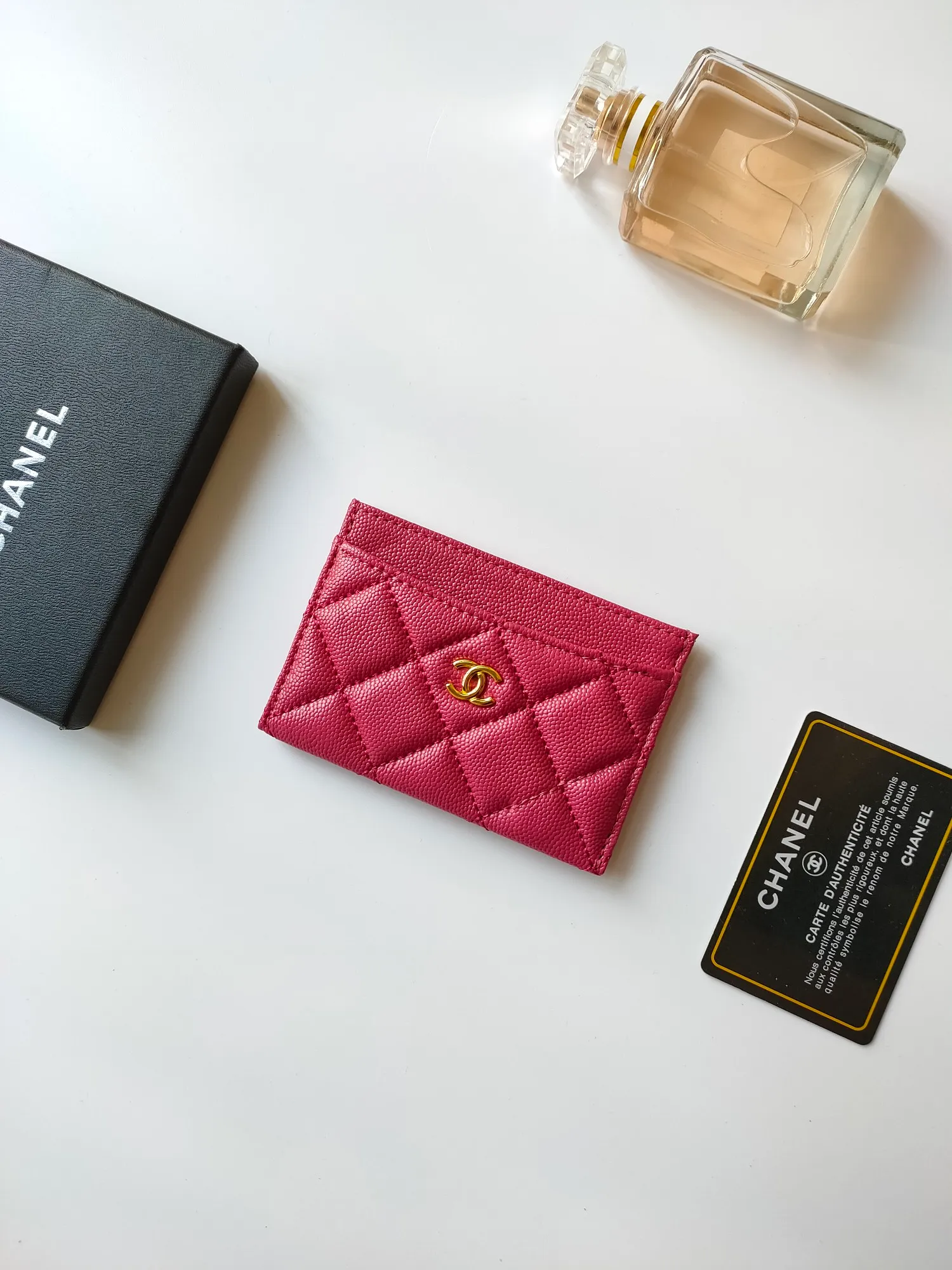 💰90 CHANEL Chanel counter classic card holder👍Model number: AP446 Made of caviar cowhide, size: 7.5×11.2×0.5cm 😍😍Fine workmanship and high-end quality