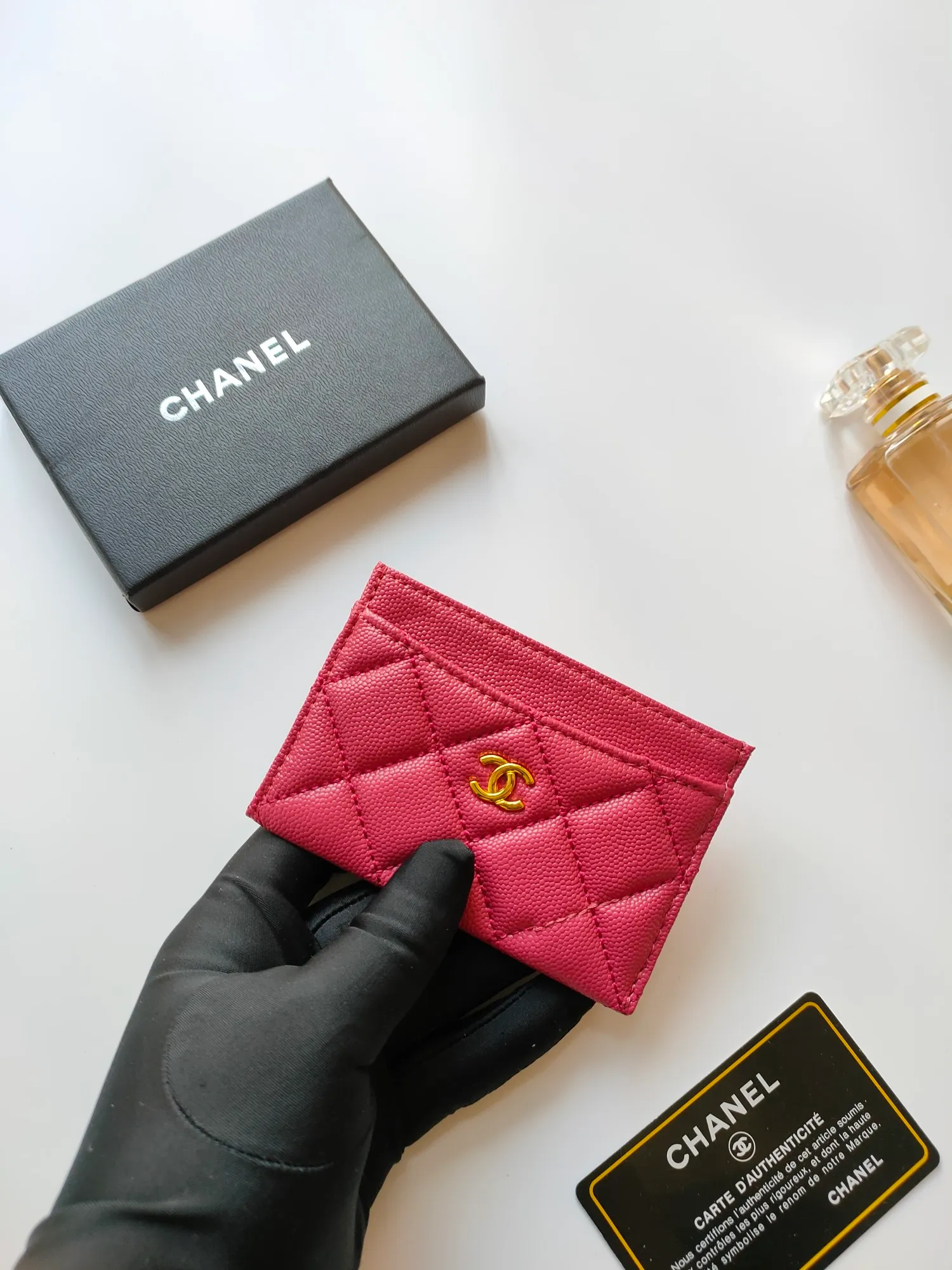 💰90 CHANEL Chanel counter classic card holder👍Model number: AP446 Made of caviar cowhide, size: 7.5×11.2×0.5cm 😍😍Fine workmanship and high-end quality