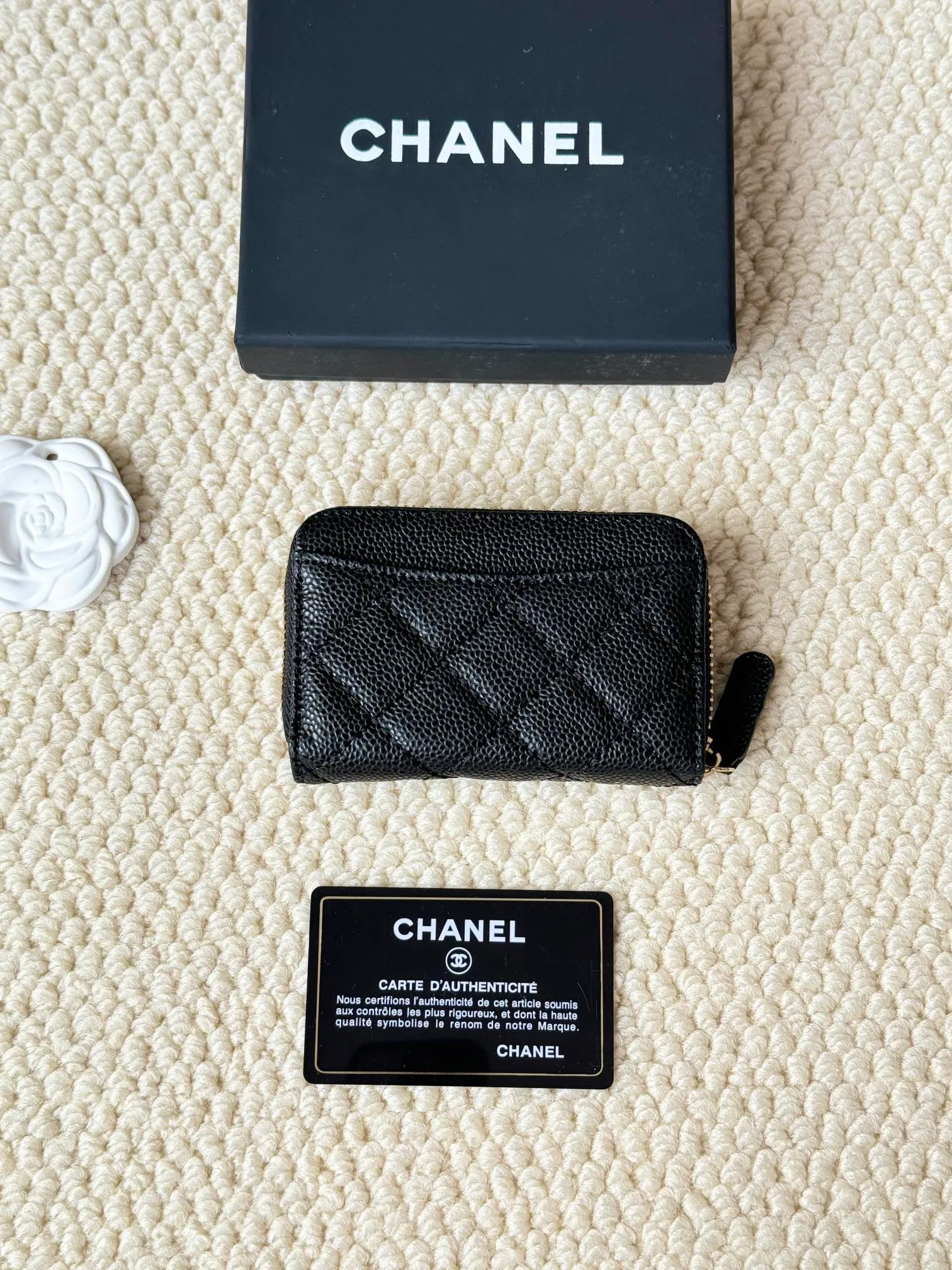 💰120 Style No.: AP462 Chanel Caviar Leather Series Chanel Card Holder ❤Coin Purse️❤️ Impeccable workmanship details, insisting on high quality Size: 10x9cm