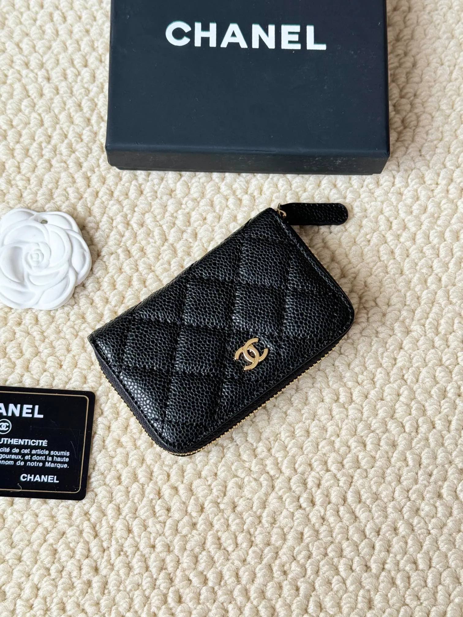 💰120 Style No.: AP462 Chanel Caviar Leather Series Chanel Card Holder ❤Coin Purse️❤️ Impeccable workmanship details, insisting on high quality Size: 10x9cm