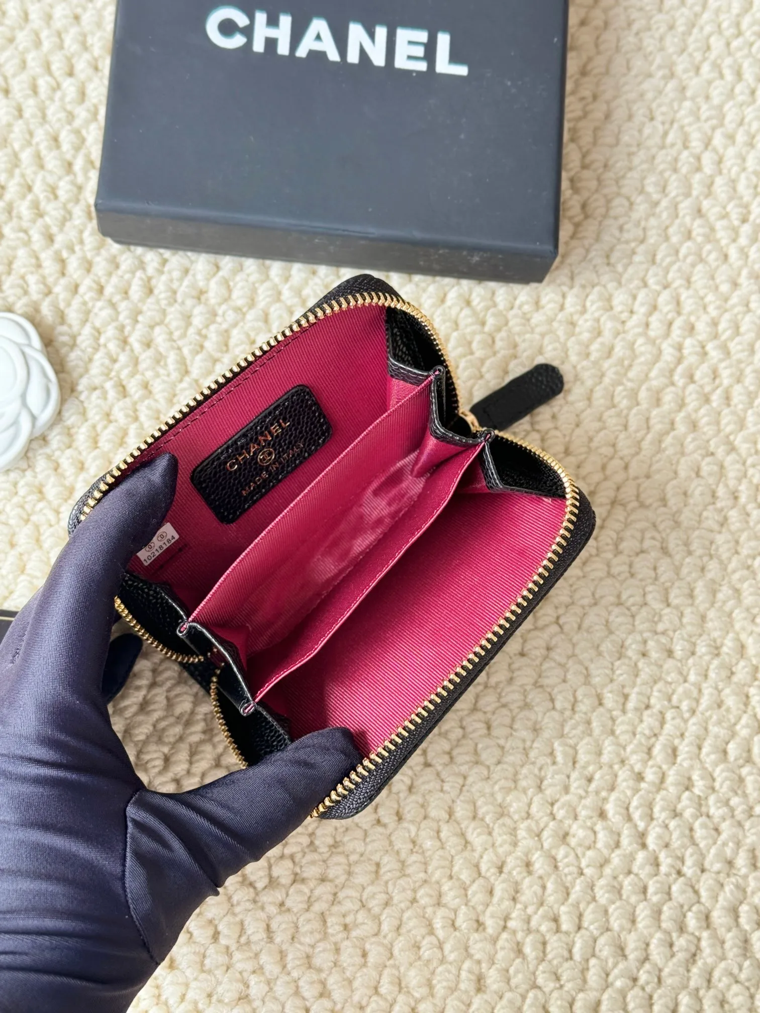 💰120 Style No.: AP462 Chanel Caviar Leather Series Chanel Card Holder ❤Coin Purse️❤️ Impeccable workmanship details, insisting on high quality Size: 10x9cm