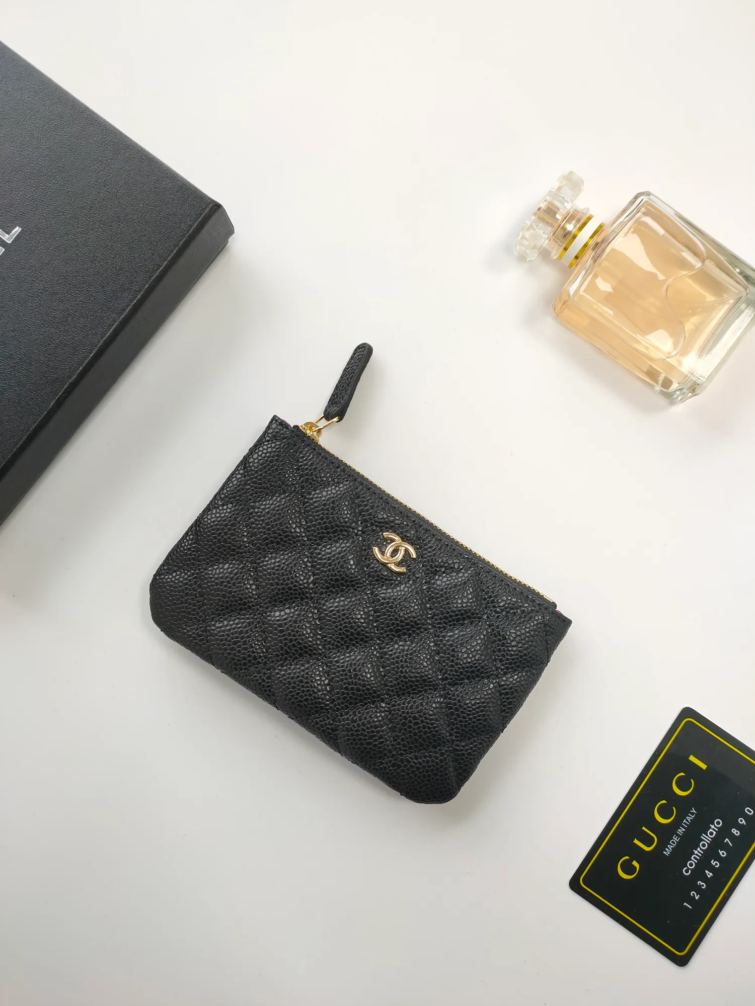 💰110💰CHANEL coin purse has arrived💦Model number A82365, leather hardware, exquisite details, complete package! Size 15*8.5cm
