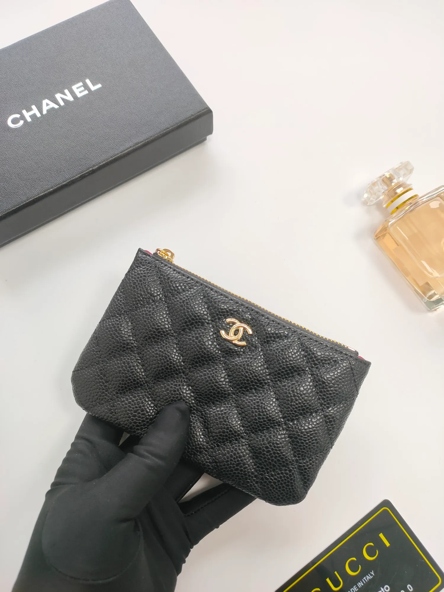 💰110💰CHANEL coin purse has arrived💦Model number A82365, leather hardware, exquisite details, complete package! Size 15*8.5cm