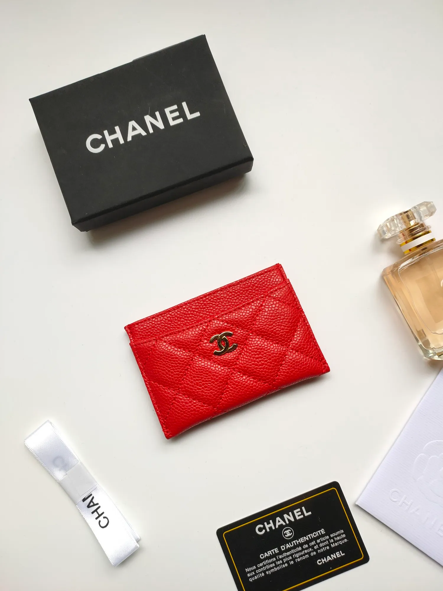 💰90 CHANEL Chanel counter card holder👍Model number: AP446 Size: 7.5×11.2×0.5cm Caviar cowhide on the outside + sheepskin on the inside + gold hardware😍😍Fine workmanship High-end quality [Rose] Complete accessories