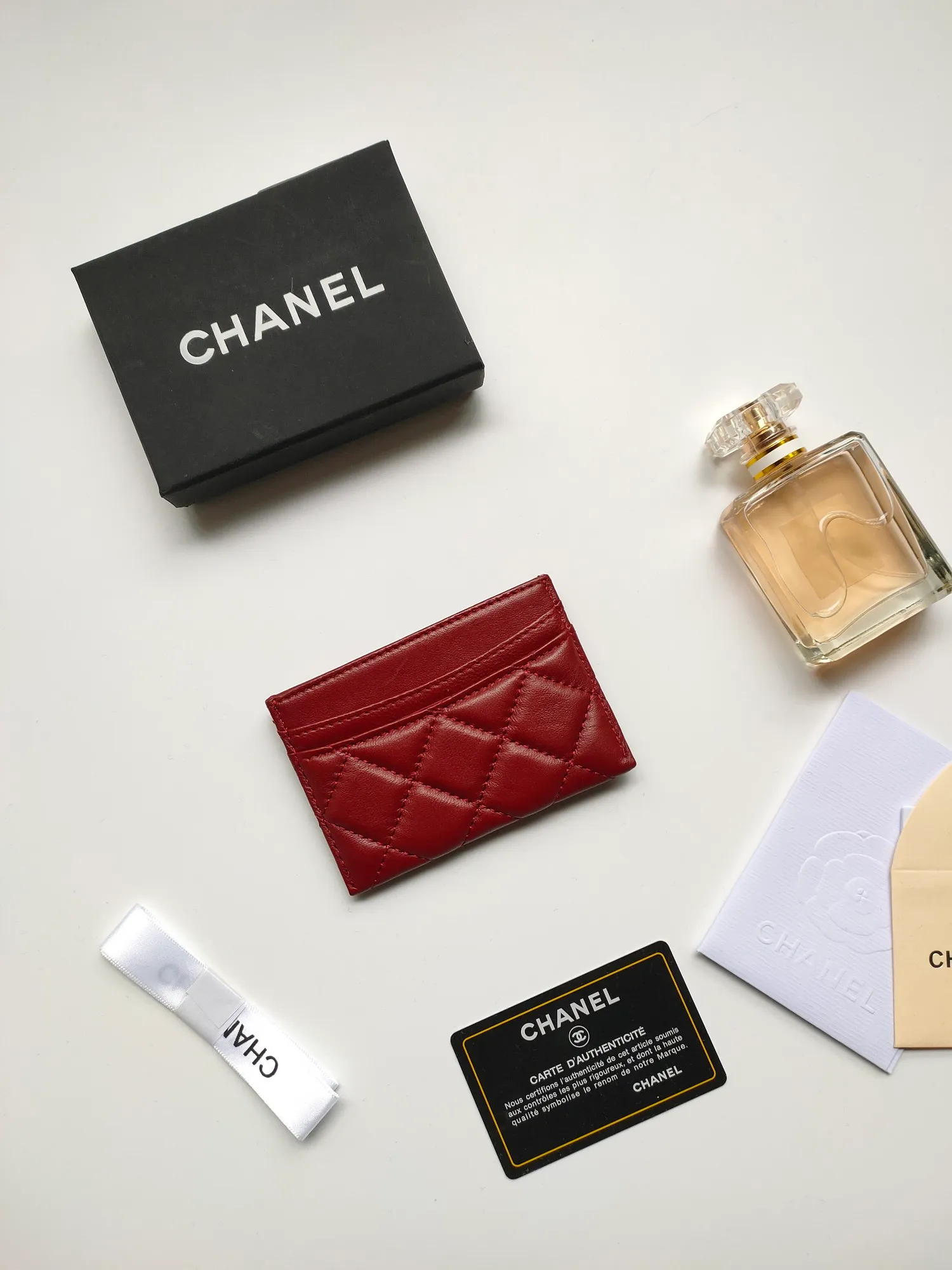 💰90 CHANEL Chanel counter card holder👍Model number: AP446 Size: 7.5×11.2×0.5cm Sheepskin inside and outside😍😍Fine workmanship High-end quality [Rose] Complete accessories