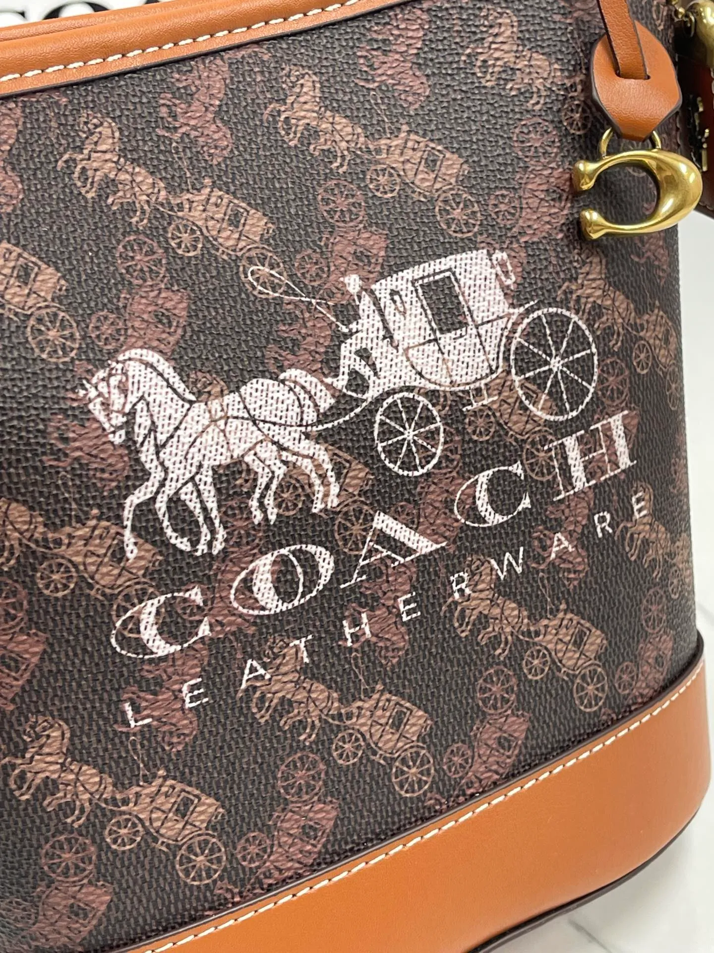 Top original order, batch 440💰Coach's new bucket bag CJ828 can be worn under the arm or across the body. It has a compact and exquisite appearance and ample internal space. It is a must-have bucket bag for everyone. It is also a must-have item for commuting. Size 15.5/19/8