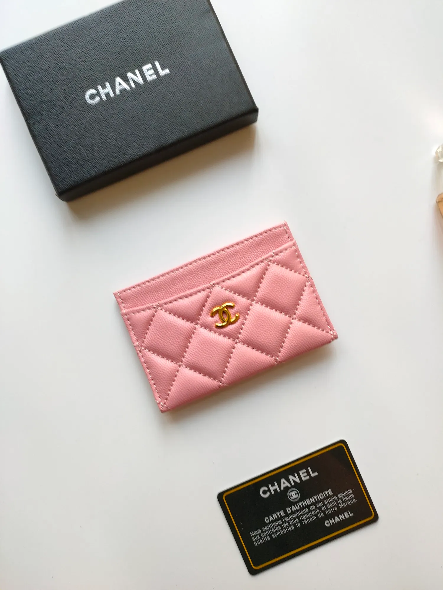 💰90 CHANEL Chanel counter classic card holder👍Model number: AP446 Made of caviar cowhide, size: 7.5×11.2×0.5cm 😍😍Fine workmanship and high-end quality