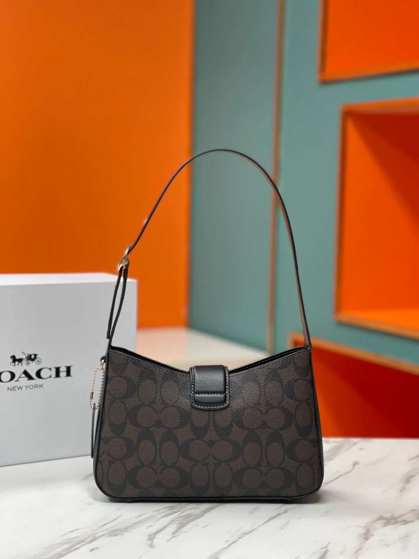 Top original order p400💰Coach counter new Eliza hobo armpit bag, model CR528. Size 25X6X17