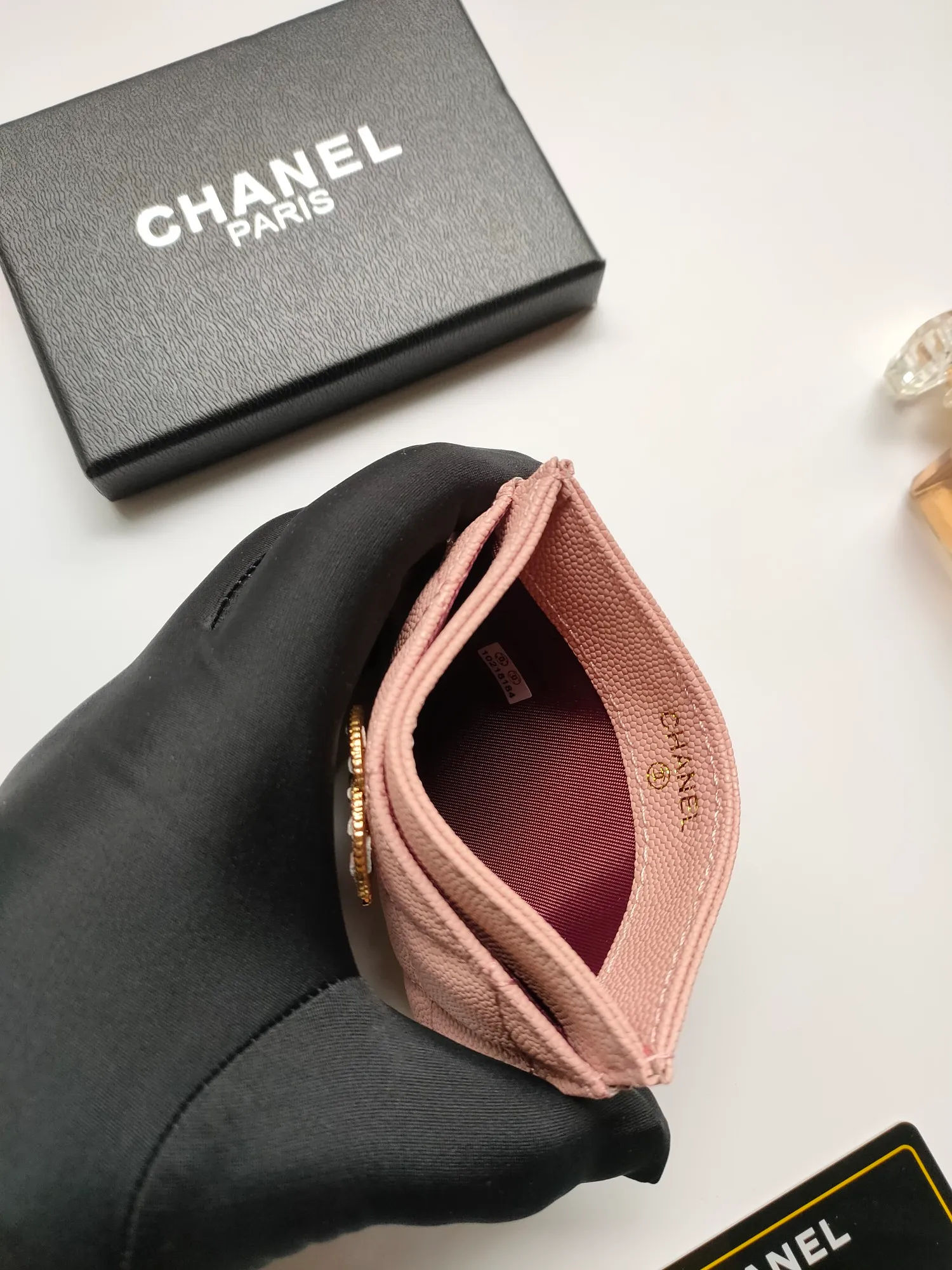 💰130 CHANEL Chanel counter new card holder👍Model number: AP5494 Size: 7.5 × 11.2 × 0.5 cm 😍😍Fine workmanship and high-end quality