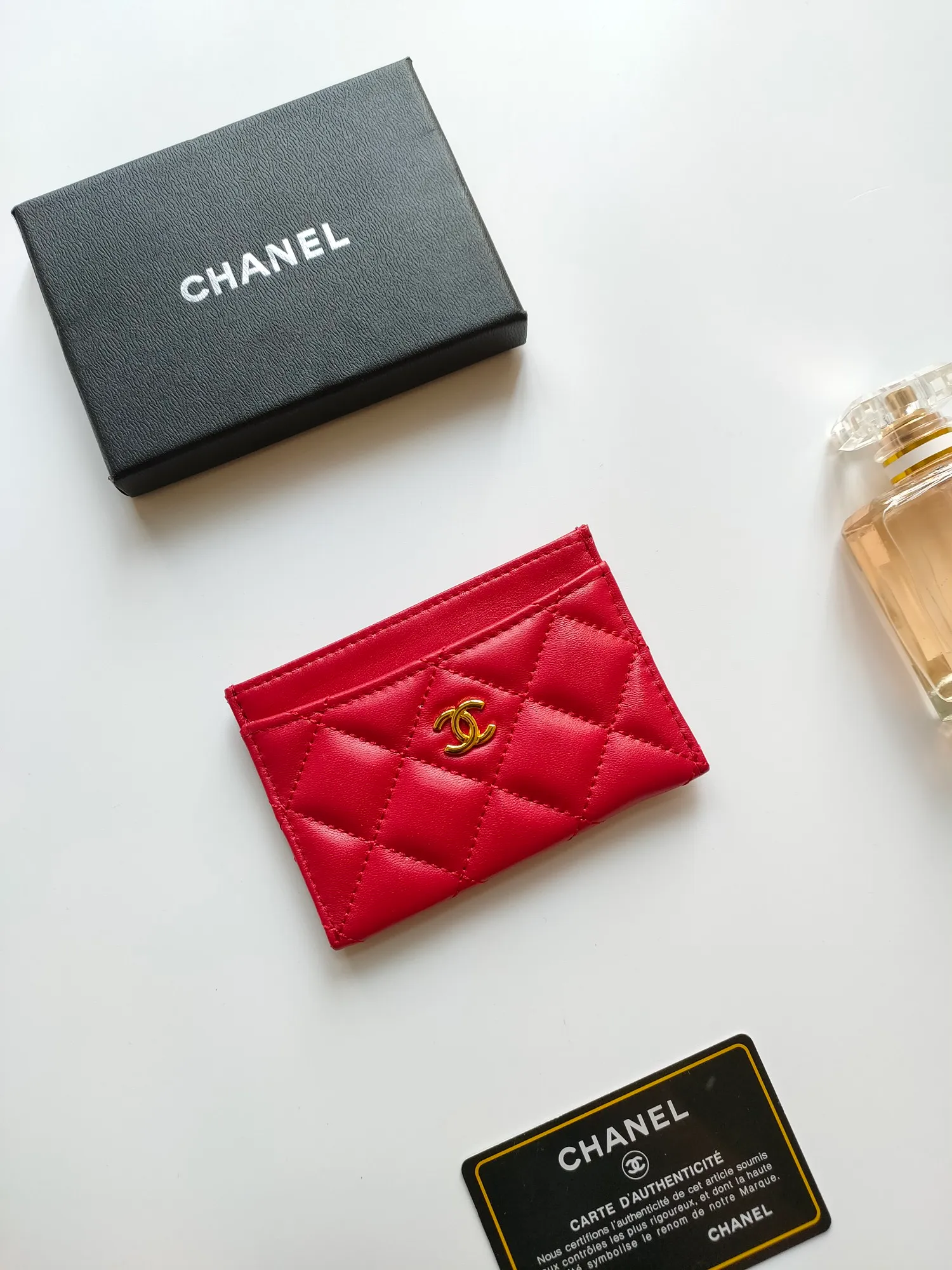 💰90 CHANEL Chanel counter style classic card holder👍Model number: AP446 Size: 7.5×11.2×0.5cm Sheepskin inside and outside😍😍Fine workmanship and high-end quality