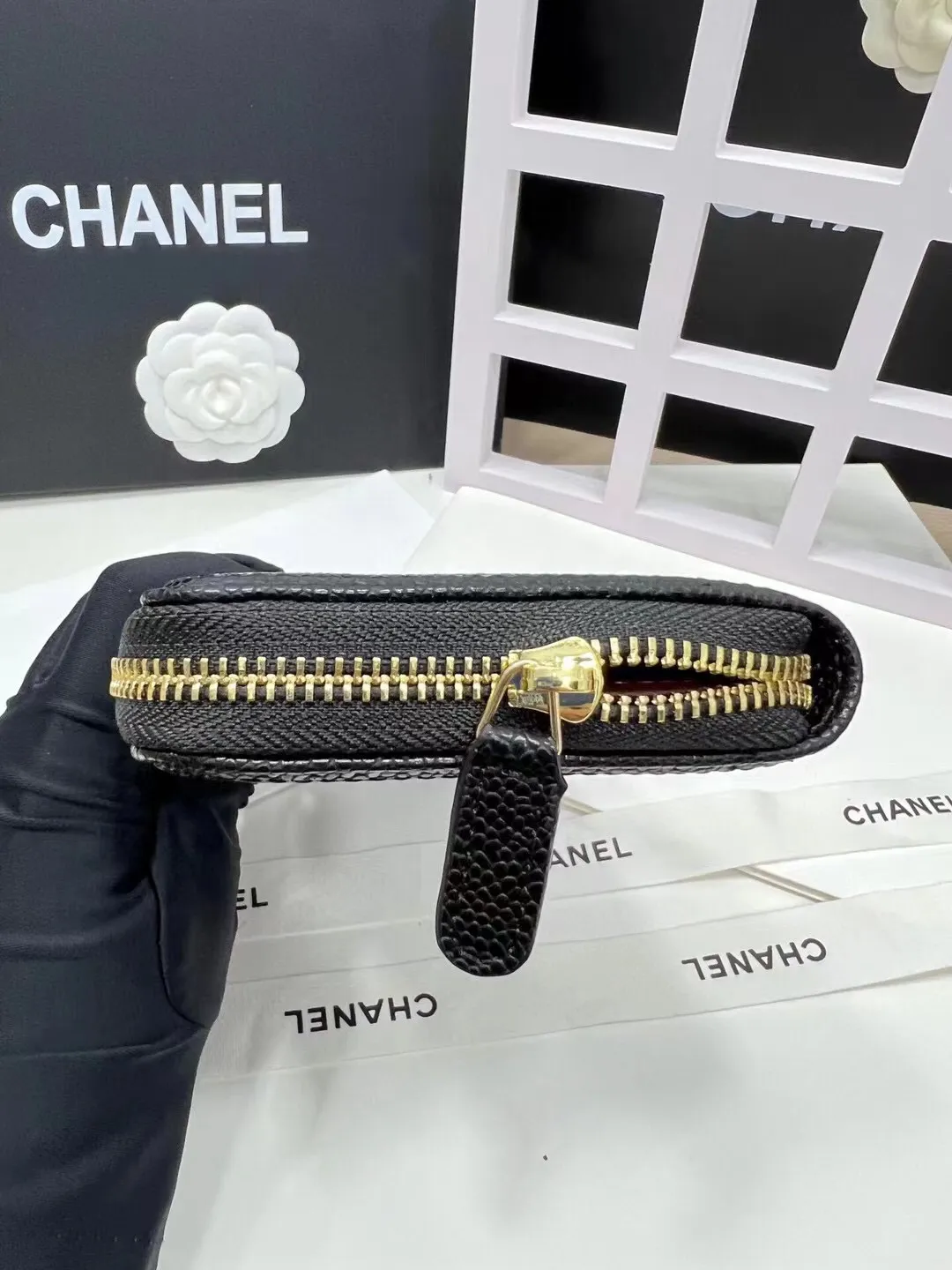 Upgraded version💋leboy series small grain ball grain cowhide vs sheepskin🍃gold and silver buckle.Chanel 🆕new color snap button 20% off long wallet, [satisfied][satisfied] original order quality exquisite lock buckle, exquisite stitching workmanship 8 card slots with the latest packaging 80286🍃Size: 19cm💰180