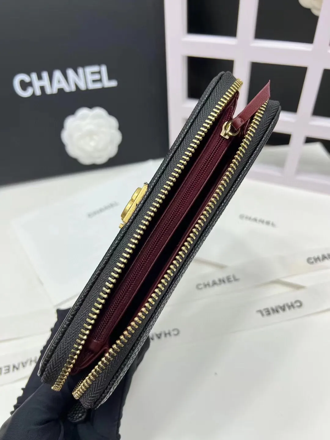 Upgraded version💋leboy series small grain ball grain cowhide vs sheepskin🍃gold and silver buckle.Chanel 🆕new color snap button 20% off long wallet, [satisfied][satisfied] original order quality exquisite lock buckle, exquisite stitching workmanship 8 card slots with the latest packaging 80286🍃Size: 19cm💰180