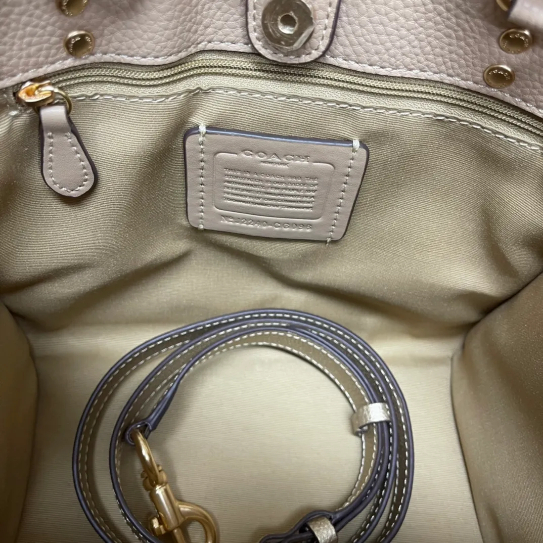 Top original order batch 400💰coach/Coach new color field 22 small portable cross-body shopping bag, fashionable European and American, Mini 22 unique redwood color soothing warm tones a winter color super gentle Dempsey Chambray series no one is unfamiliar with classic style color matching in different seasons Model CG096 size: 22*20*12 cm,