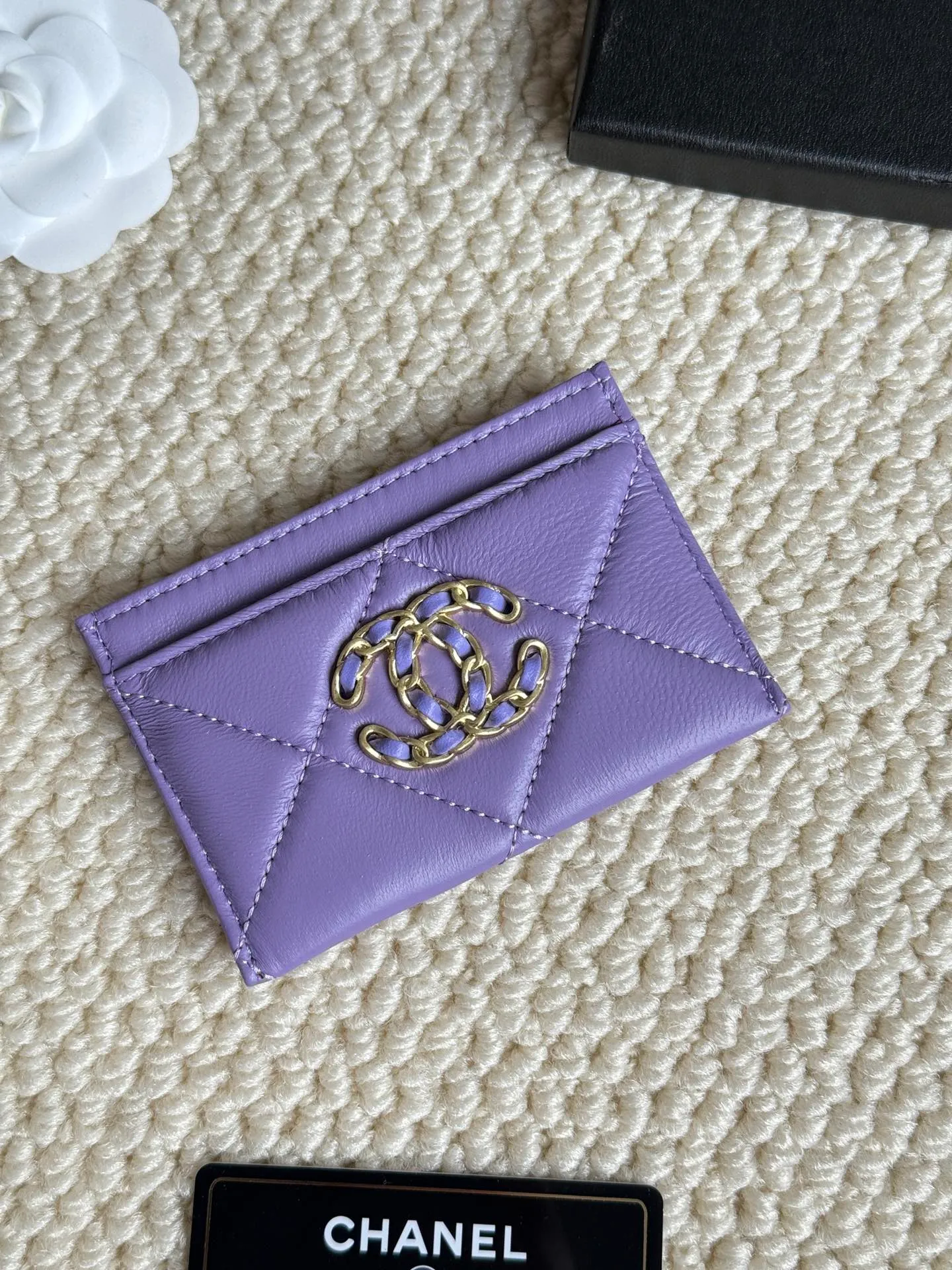💰100 chanel classic sheepskin card bag Chanel counter new card holder👍 Model number: AP2364 Size: 7.5 × 11.2 × 0.5 cm 😍😍Fine workmanship and high-end quality