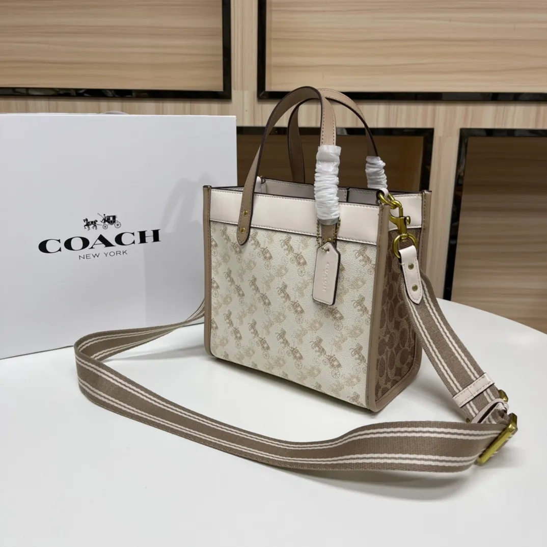 Batch 440💰coach/Coach new model C3866. Horse-drawn carriage color 💗 The all-time favorite Tote 22 new color pvc is super versatile regardless of color, size or style, size: 22*21*12 cm.