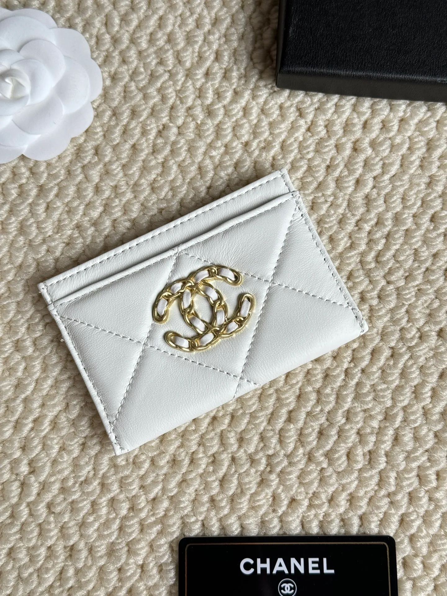 💰100 chanel classic sheepskin card bag Chanel counter new card holder👍 Model number: AP2364 Size: 7.5 × 11.2 × 0.5 cm 😍😍Fine workmanship and high-end quality