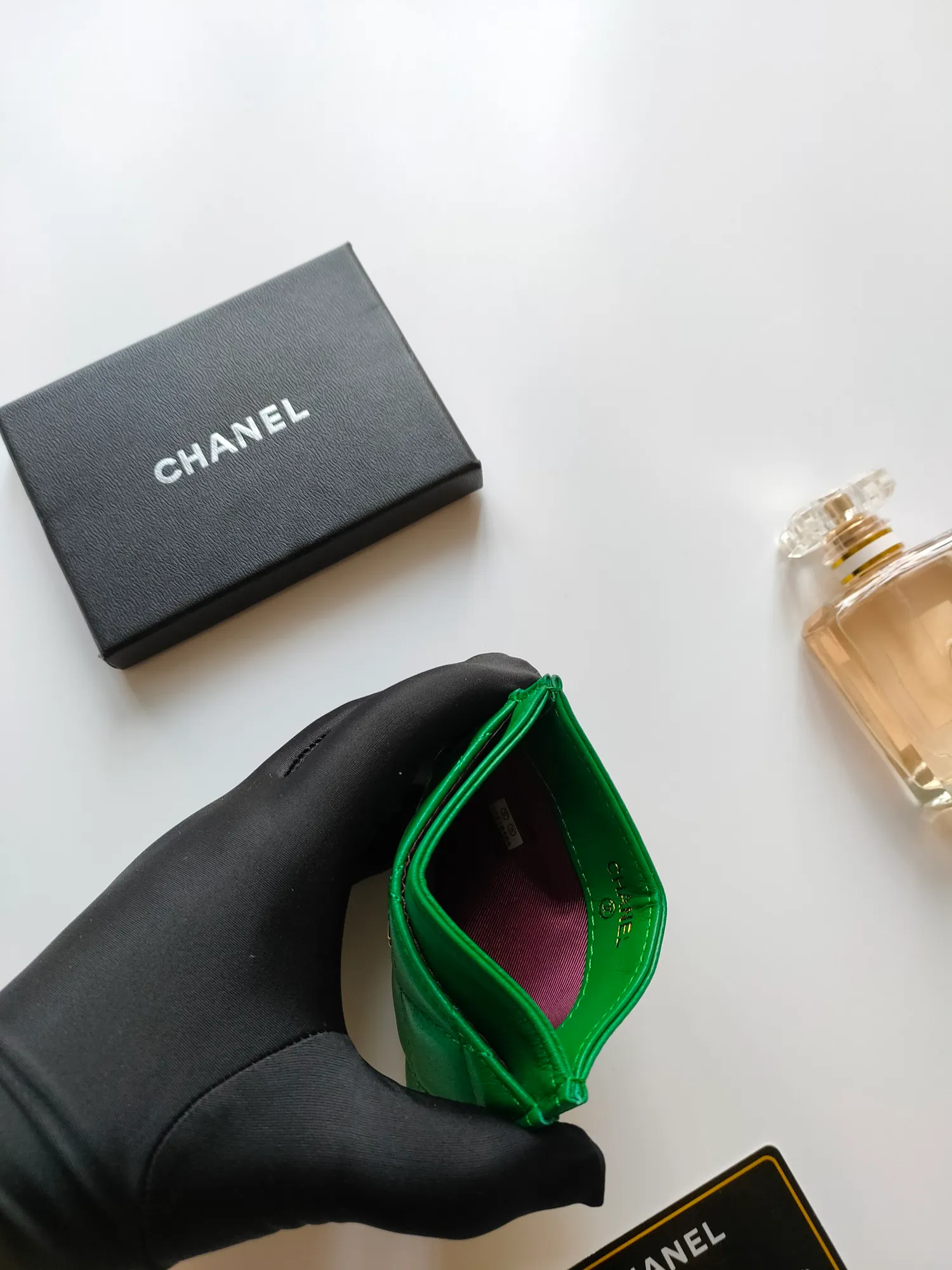 💰90 CHANEL Chanel counter style classic card holder👍Model number: AP446 Size: 7.5×11.2×0.5cm Sheepskin inside and outside😍😍Fine workmanship and high-end quality