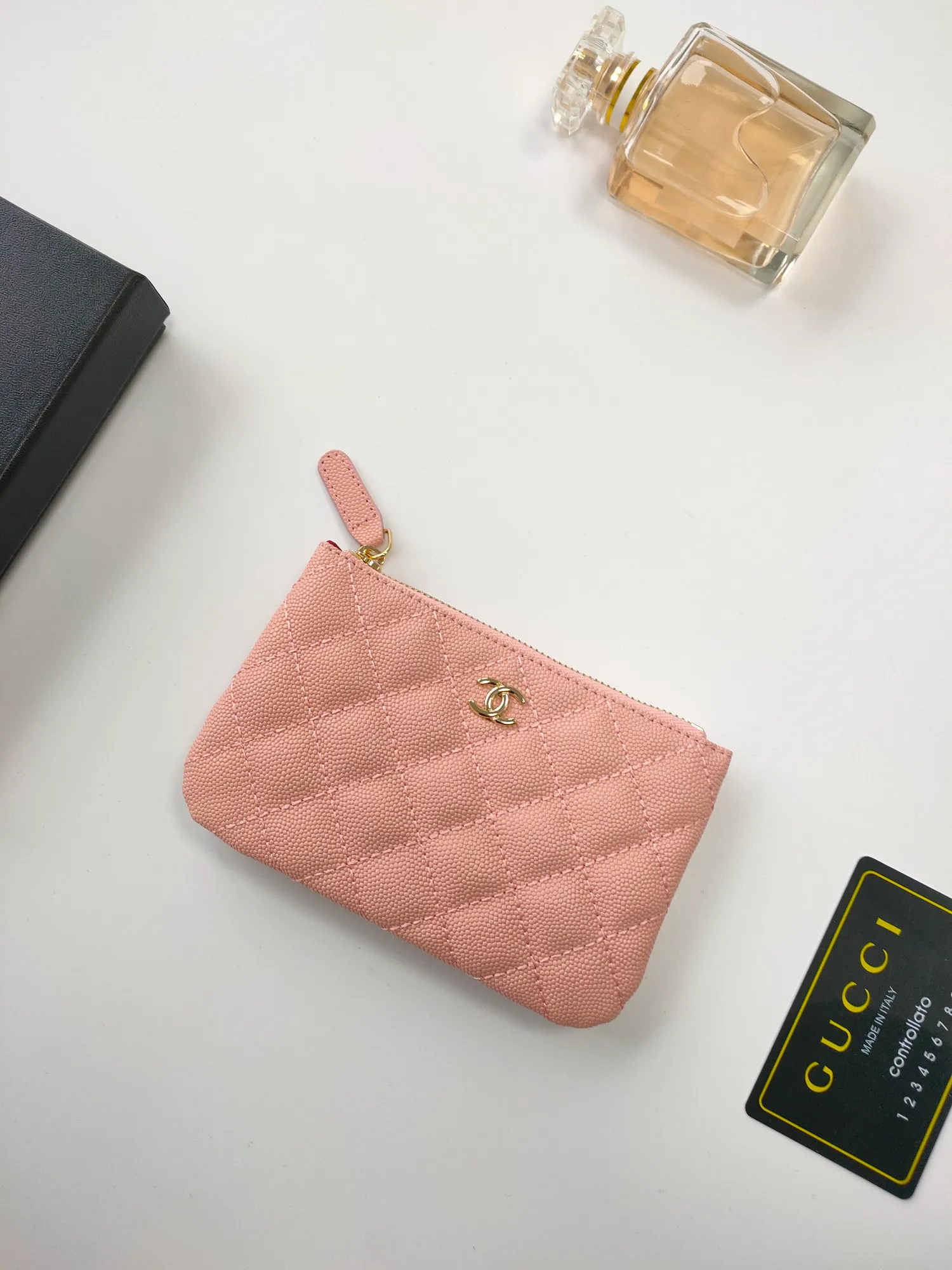 💰110💰CHANEL coin purse has arrived💦Model number A82365, leather hardware, exquisite details, complete package! Size 15*8.5cm