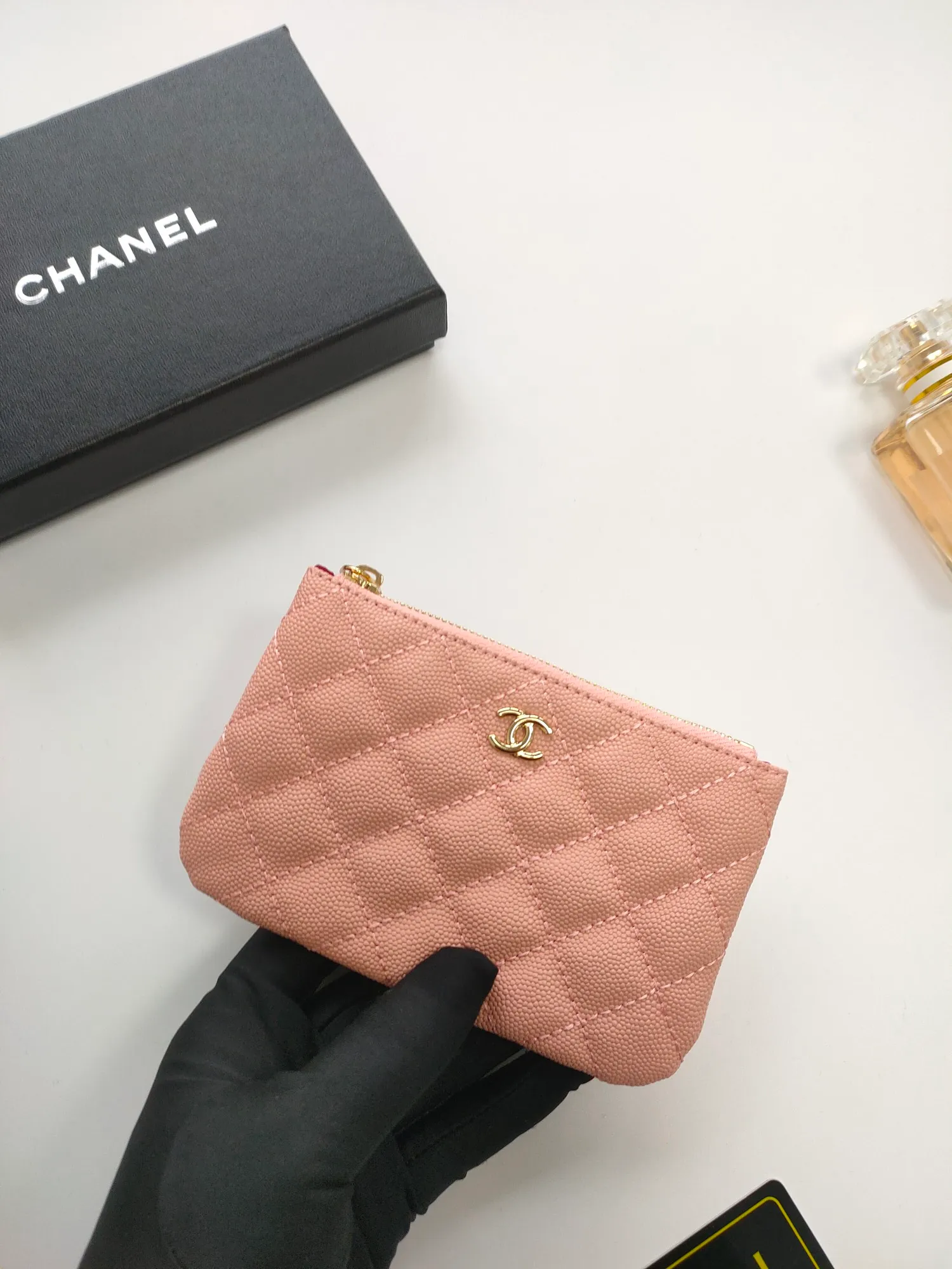 💰110💰CHANEL coin purse has arrived💦Model number A82365, leather hardware, exquisite details, complete package! Size 15*8.5cm