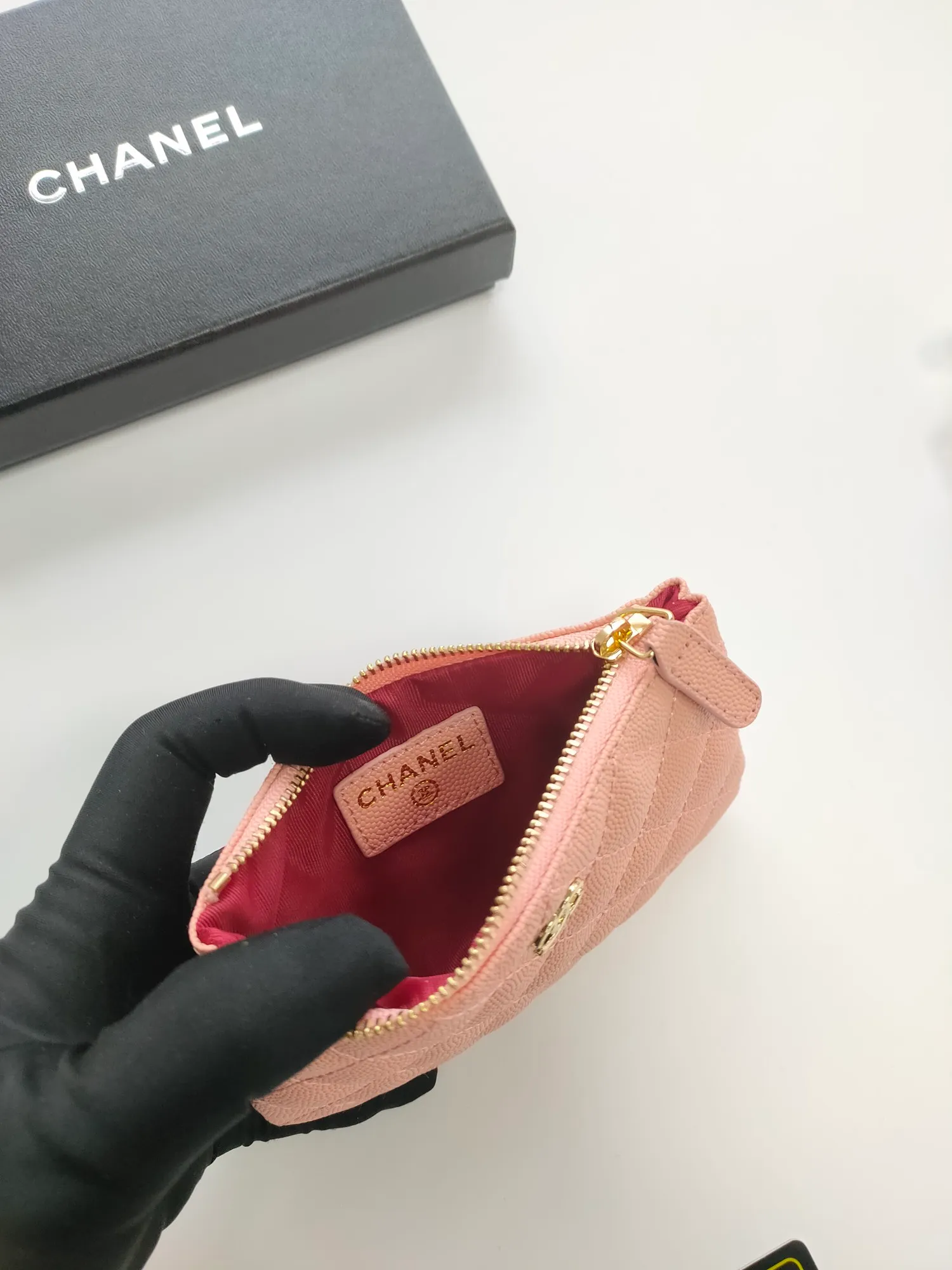 💰110💰CHANEL coin purse has arrived💦Model number A82365, leather hardware, exquisite details, complete package! Size 15*8.5cm