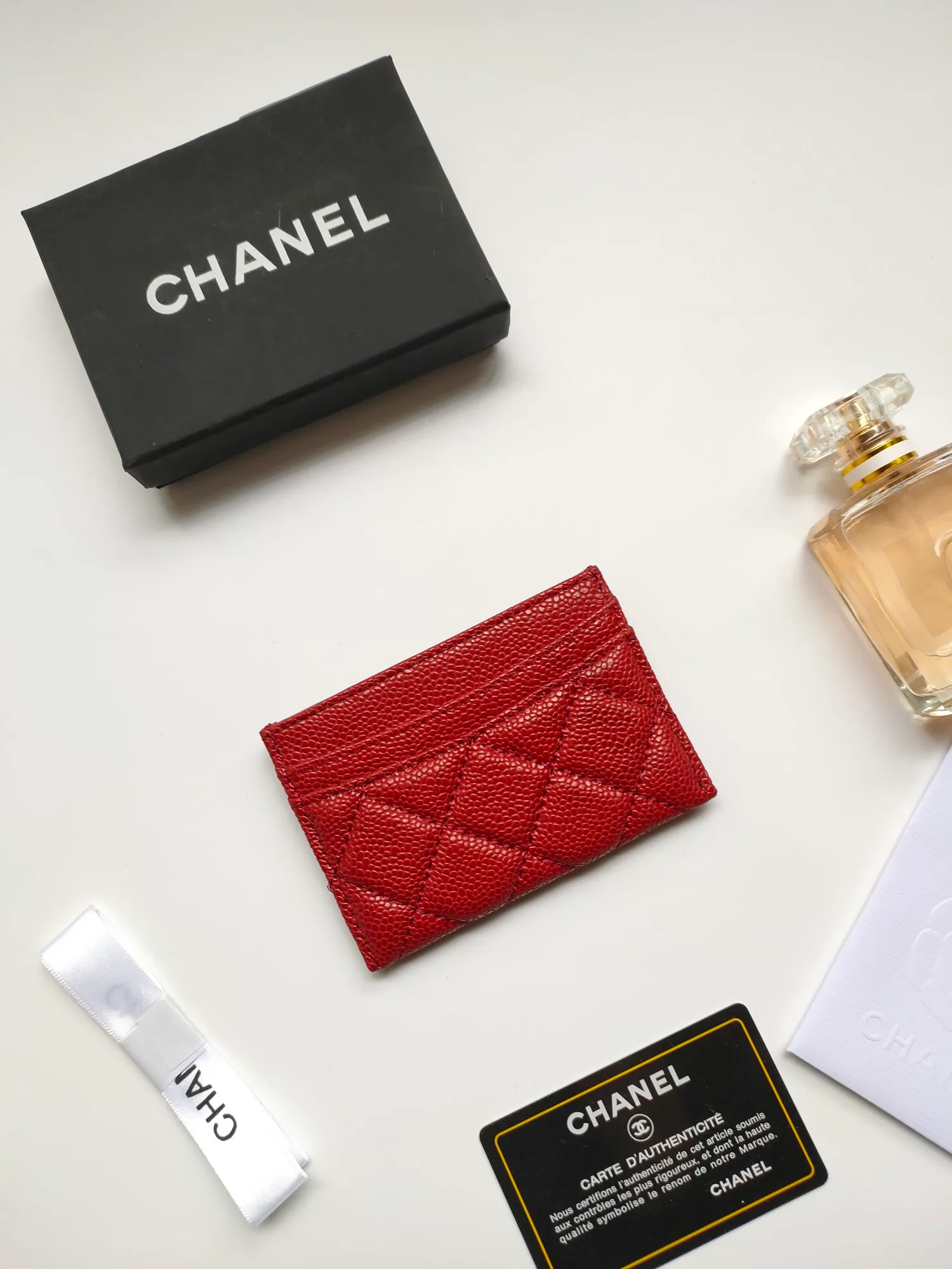 💰90 CHANEL Chanel counter card holder👍Model number: AP446 Size: 7.5×11.2×0.5cm Caviar cowhide on the outside + sheepskin on the inside + gold hardware😍😍Fine workmanship High-end quality [Rose] Complete accessories