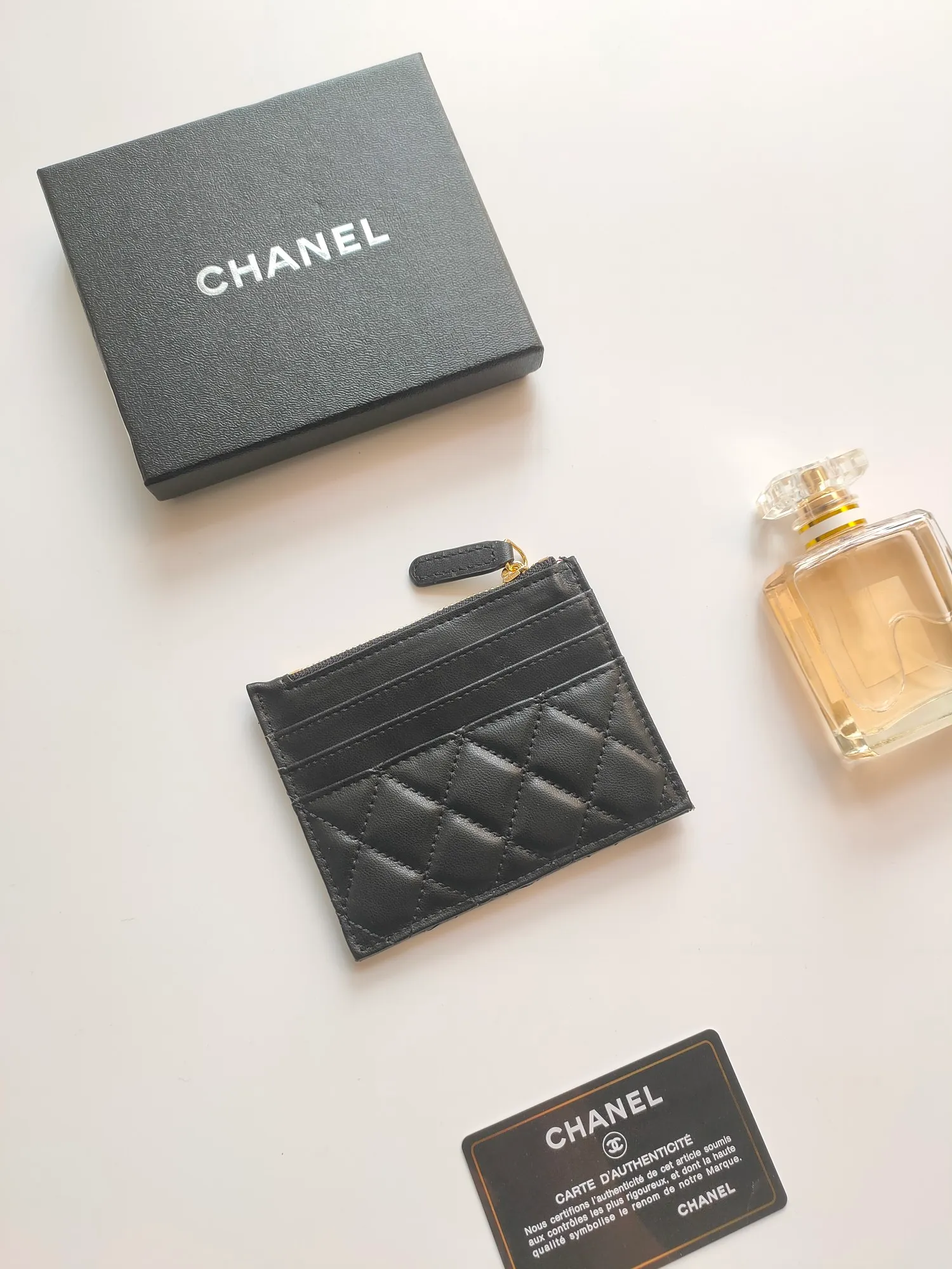 ￥110💰Chanel zipper card holder💦Model No. A84105 top leather hardware, exquisite details! Size:9x11.5cm